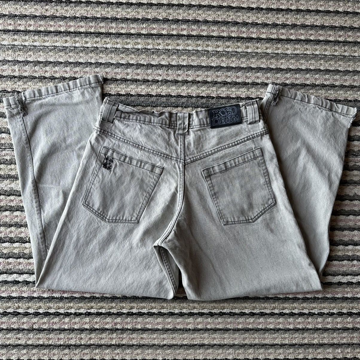 Other Digits 238 Robo Denim Grey JNCO Style Wide Leg Men’s Jeans Size US 32 / EU 48 - 3 Thumbnail