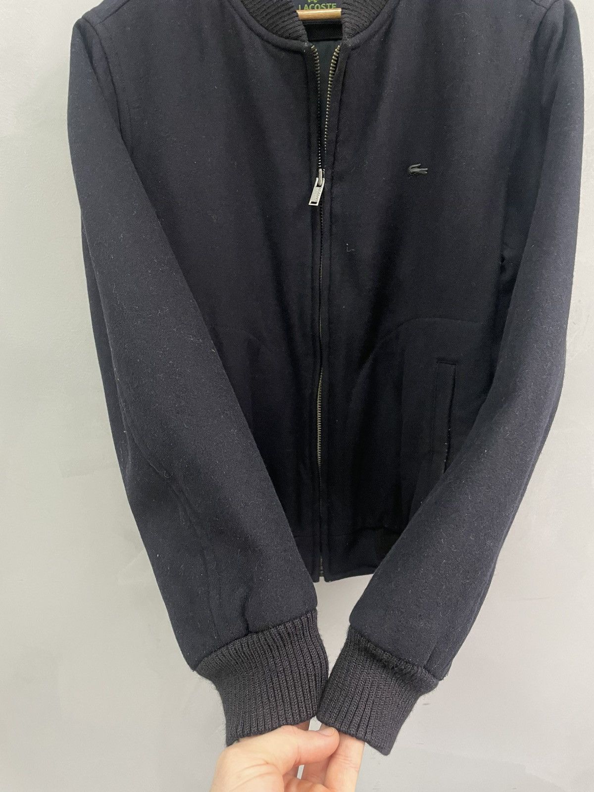 Japanese Brand × Lacoste × Vintage VINTAGE WOOL LACOSTE 2000s bomber jacket Y2K JAPANESE Size US M / EU 48-50 / 2 - 5 Thumbnail