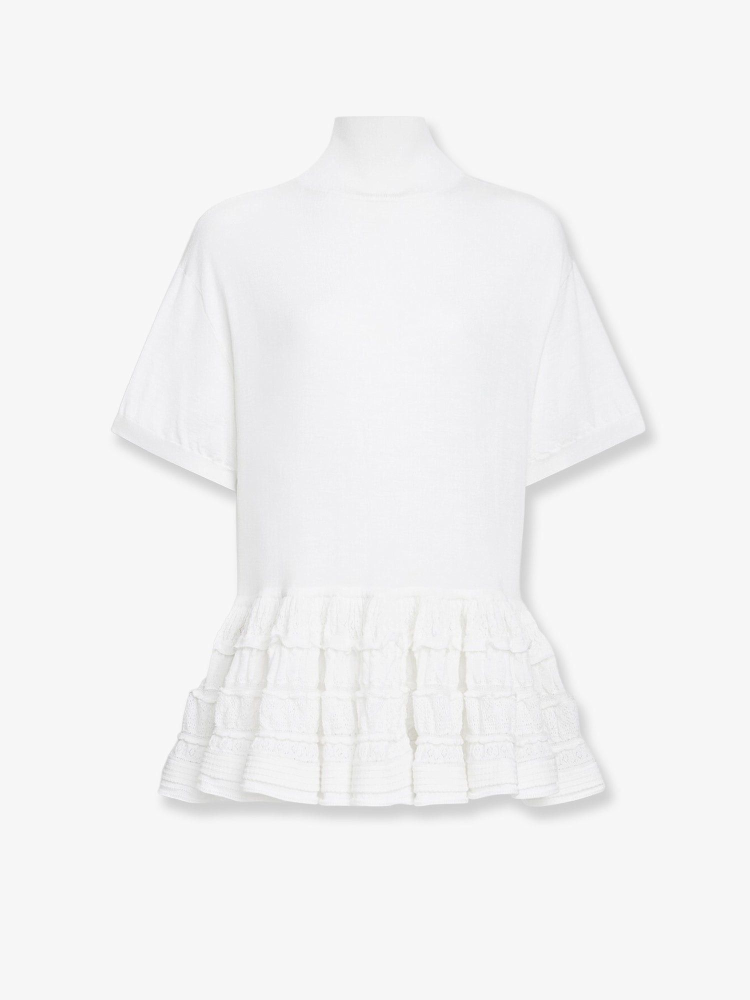 Alaia Peplum Virgin Wool Sweater Size M / US 6-8 / IT 42-44 - 1 Thumbnail