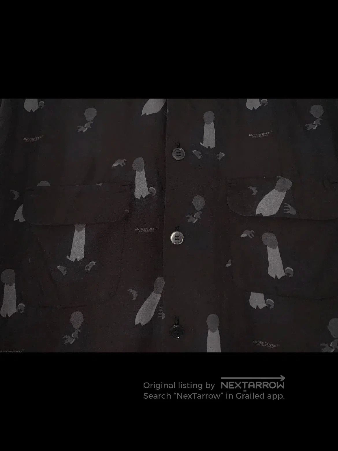 Undercover Sz 3 Undercover 20SS Vampire Print Shirt. Size US L / EU 52-54 / 3 - 4 Thumbnail