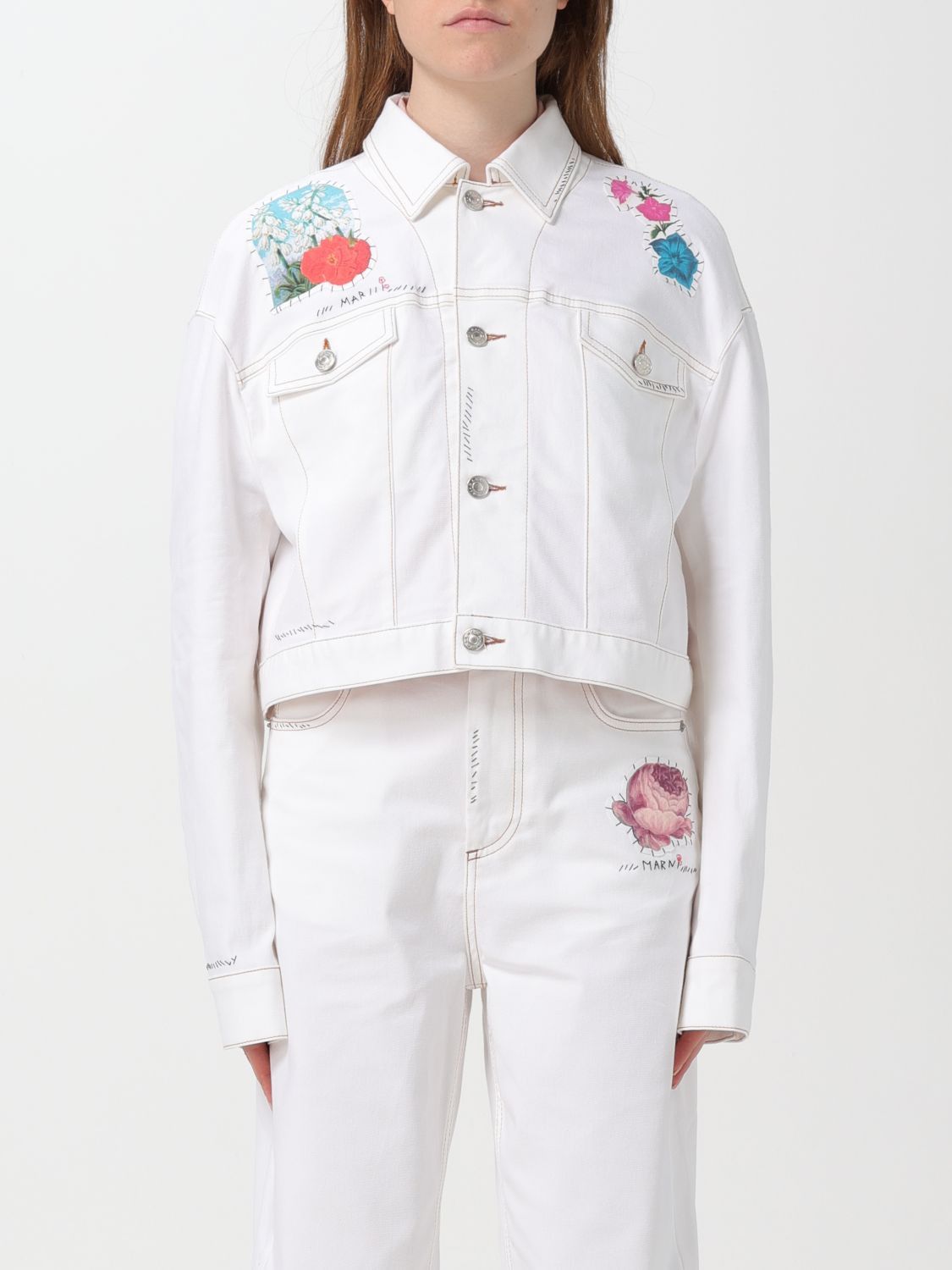 image of Marni Jacket Woman White, Women's (Size XS)