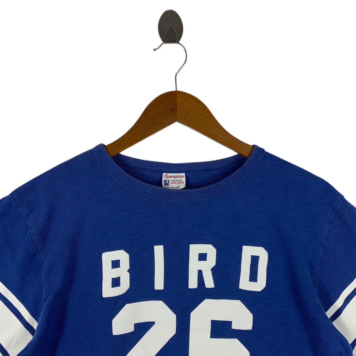 Champion Vintage 70s Champion Processed Sportswear Blue Tee "BIRD 26" Size US M / EU 48-50 / 2 - 2 Thumbnail