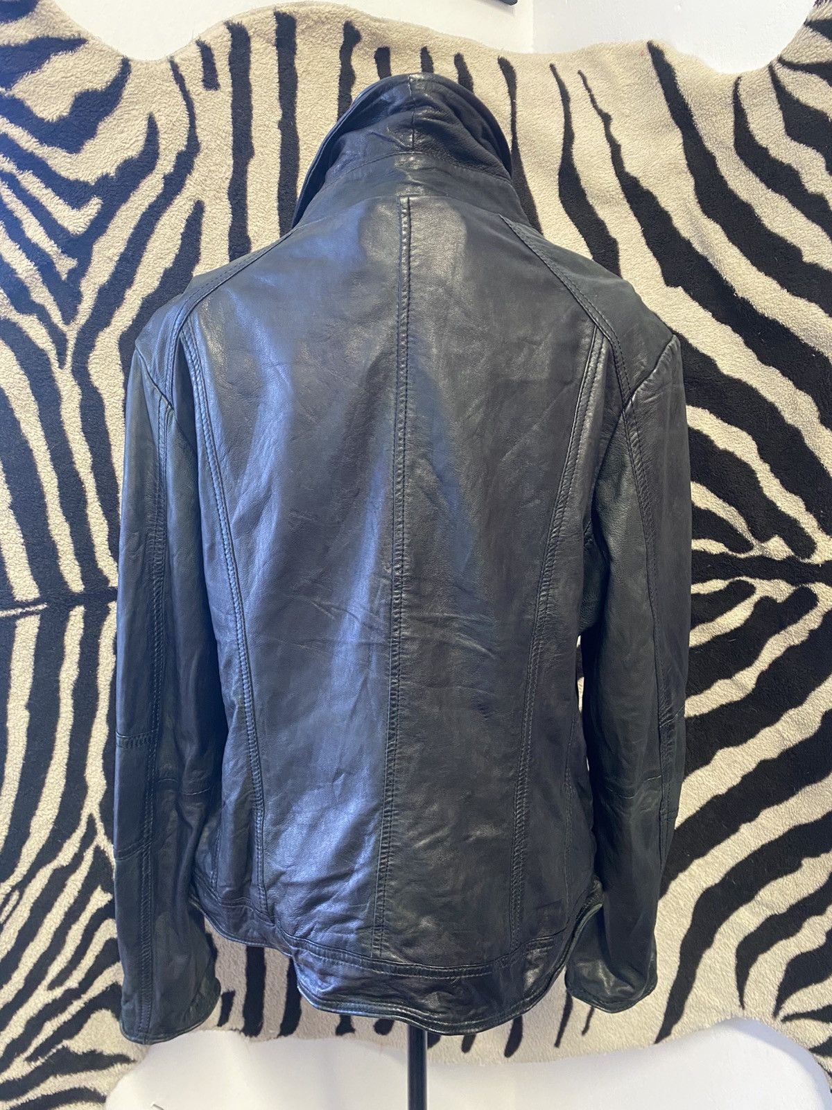 Vintage A real leather black jacket Size M / US 6-8 / IT 42-44 - 4 Thumbnail