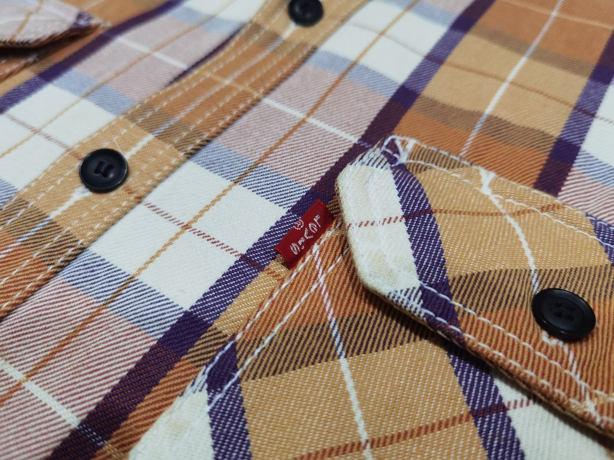 Levi's Levis red tab flannel button up M 3489 Size US M / EU 48-50 / 2 - 2 Thumbnail