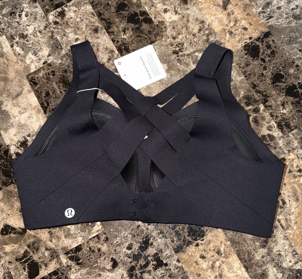 Lululemon LULULEMON ENLITE WEAVE-BACK BRA BLACK COLOR NWT SIZE 34B Size ONE SIZE - 1 Thumbnail