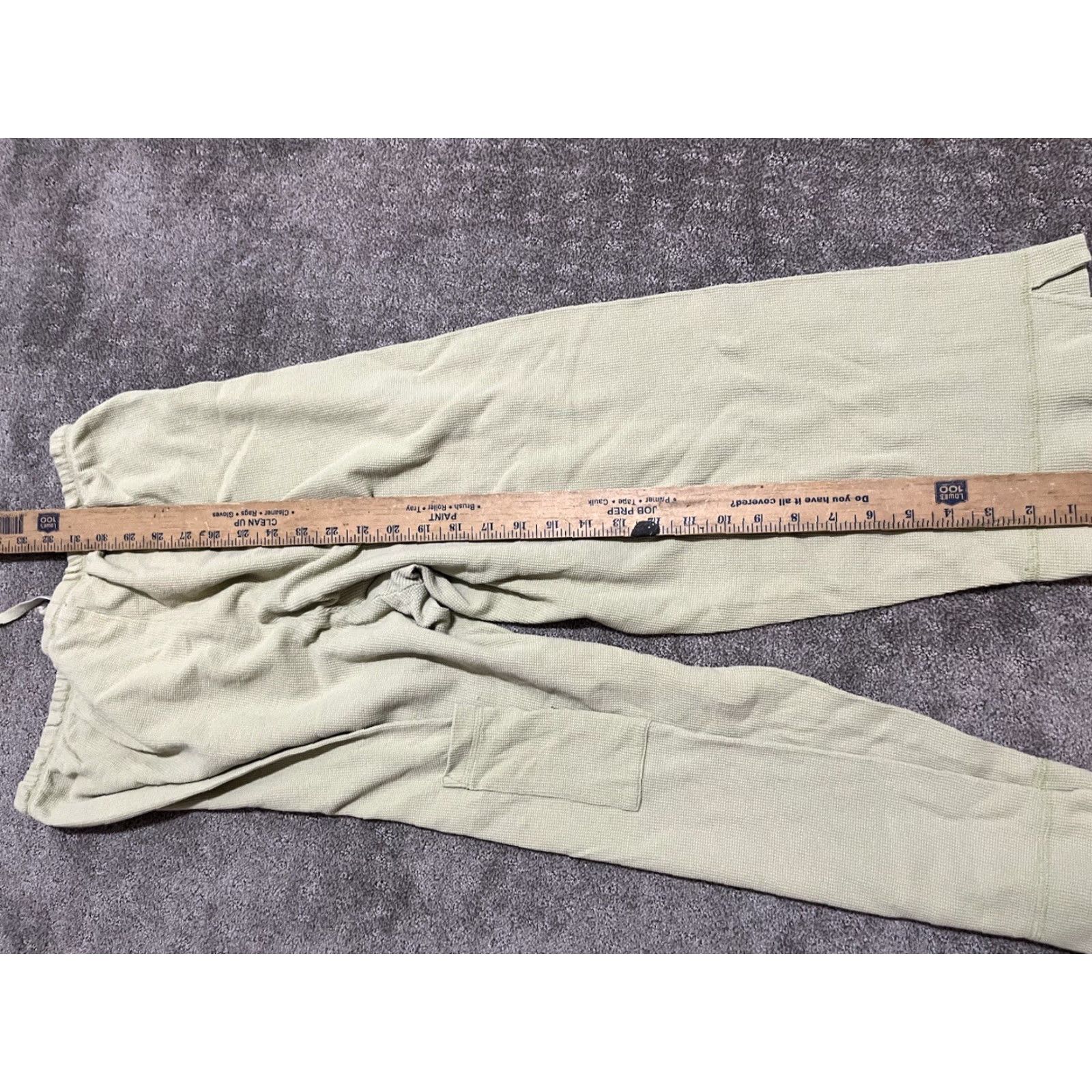 Vintage VINTAGE Chico's Women's Pants Regular Fit Ankle Style Solid Green Elastic Waist Casual Office Garment Size 25" / US 0 / IT 36 - 6 Thumbnail