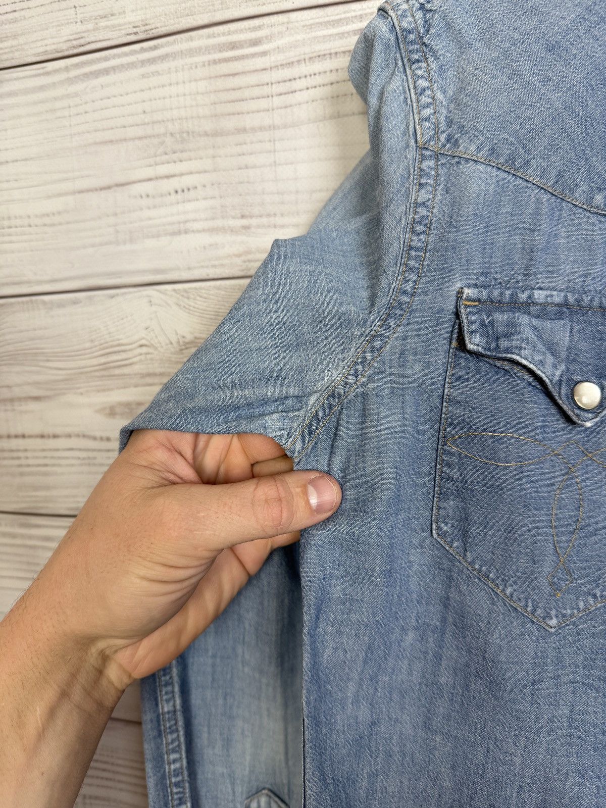RRL Ralph Lauren Vintage RRL Double RL Ralph Lauren Denim Jacket Size US S / EU 44-46 / 1 - 16 Thumbnail