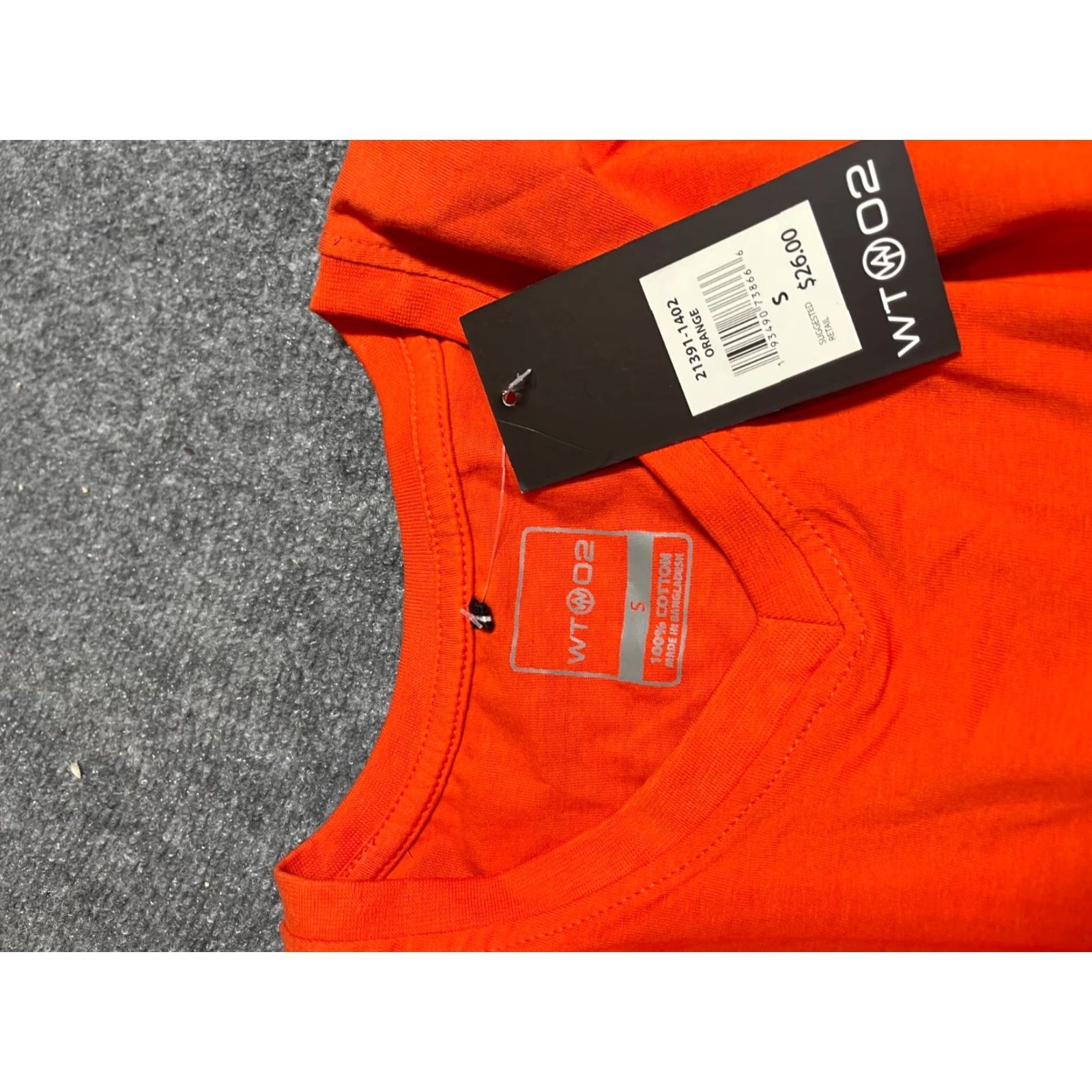 Vintage WT 02 Standard Issue Tee Shirt Mens Small S Short Sleeve New with Tag Shirt Soldiers Military Orange Crew Neck Short Sleeve Shirt Men Mens Size US S / EU 44-46 / 1 - 5 Thumbnail