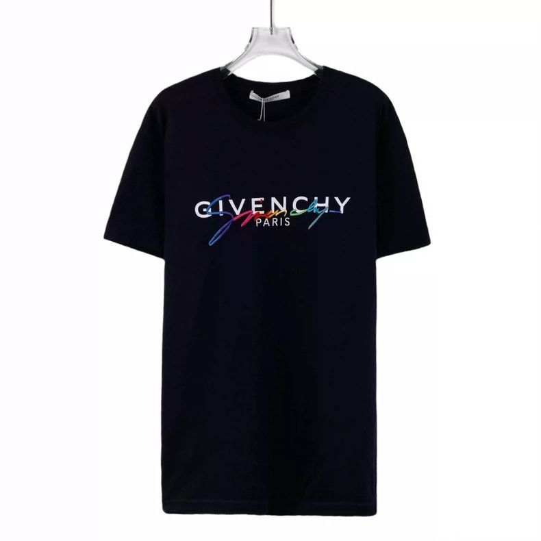 Givenchy Givenchy Black Logo Letter Print T-Shirt Size US L / EU 52-54 / 3 - 1 Thumbnail