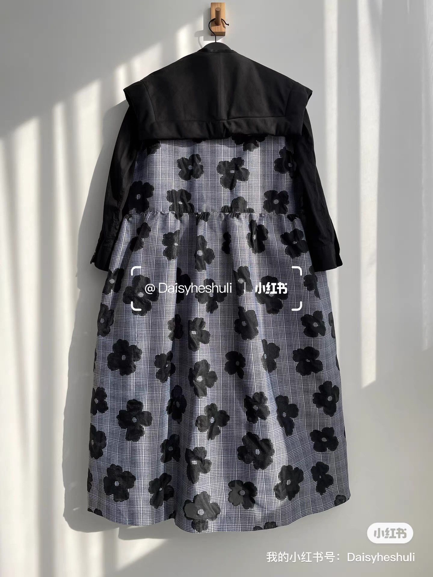 Comme des Garcons Comme des Garçons CDG Tricot Floral Plaid Tank Dress Ｑ24 Size M / US 6-8 / IT 42-44 - 6 Thumbnail