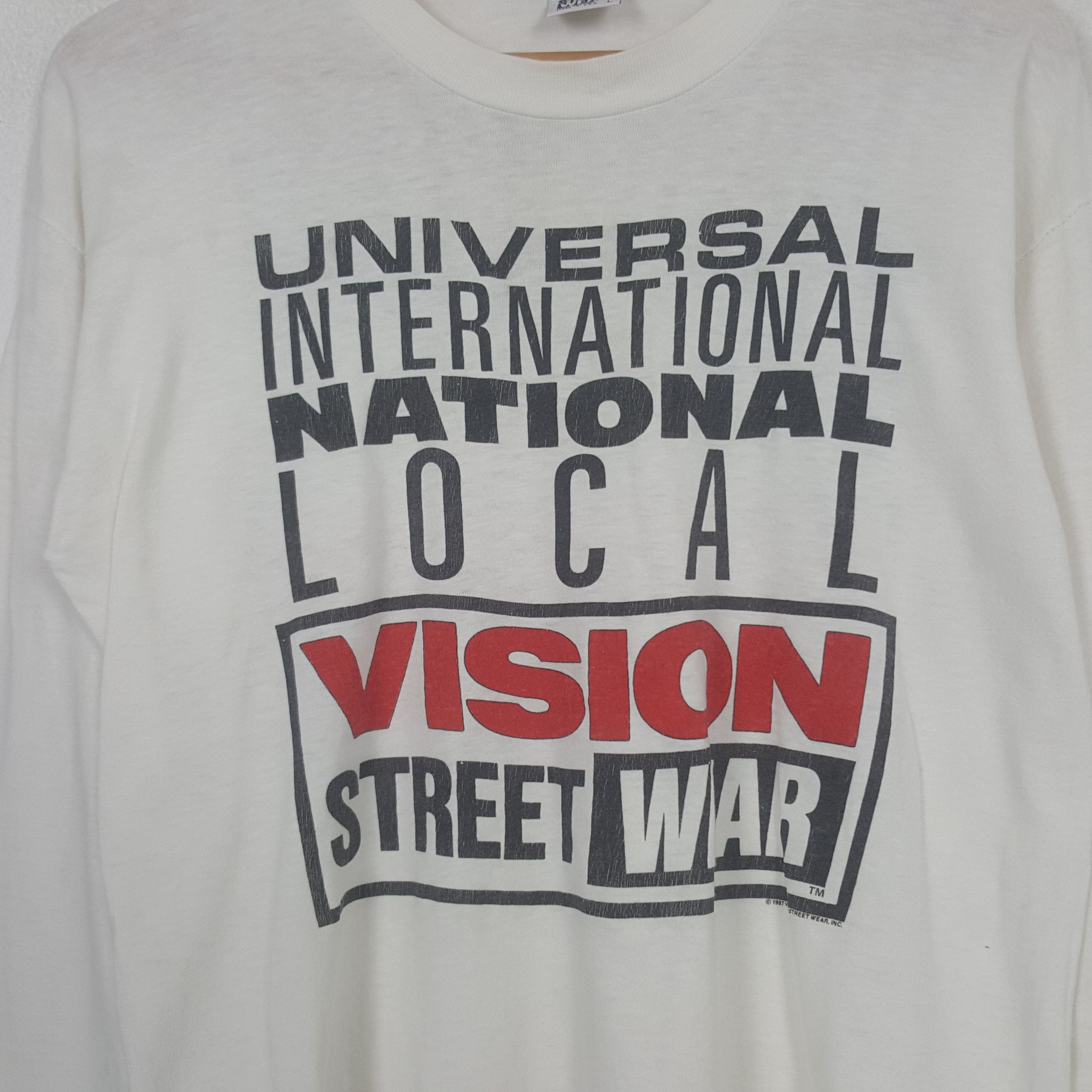 Vision Streetwear Vintage Vision Streetwear 1987 Hip-hop Style Tshirt C301N14 Size M / US 6-8 / IT 42-44 - 2 Thumbnail