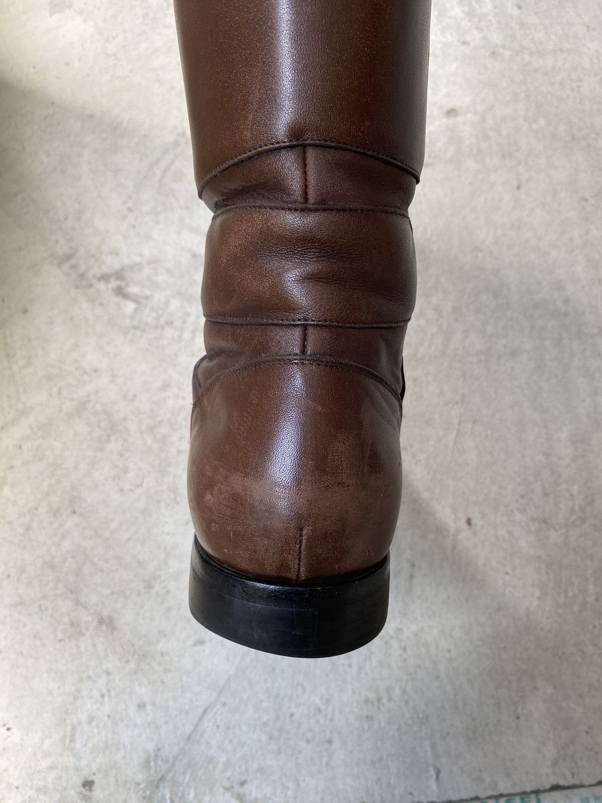 Jil Sander × Raf Simons Jil Sander by Raf Simons A/W 2012 Leather Motorcycle Boots Size US 6 / EU 39 - 7 Thumbnail