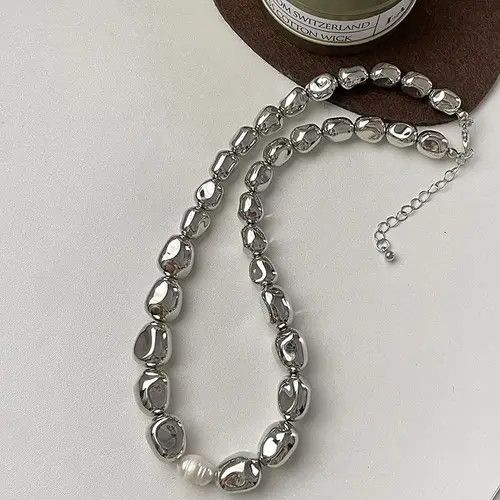 Handmade × Jewelry × Vintage Special-shaped Irregular Necklace Size ONE SIZE - 4 Thumbnail