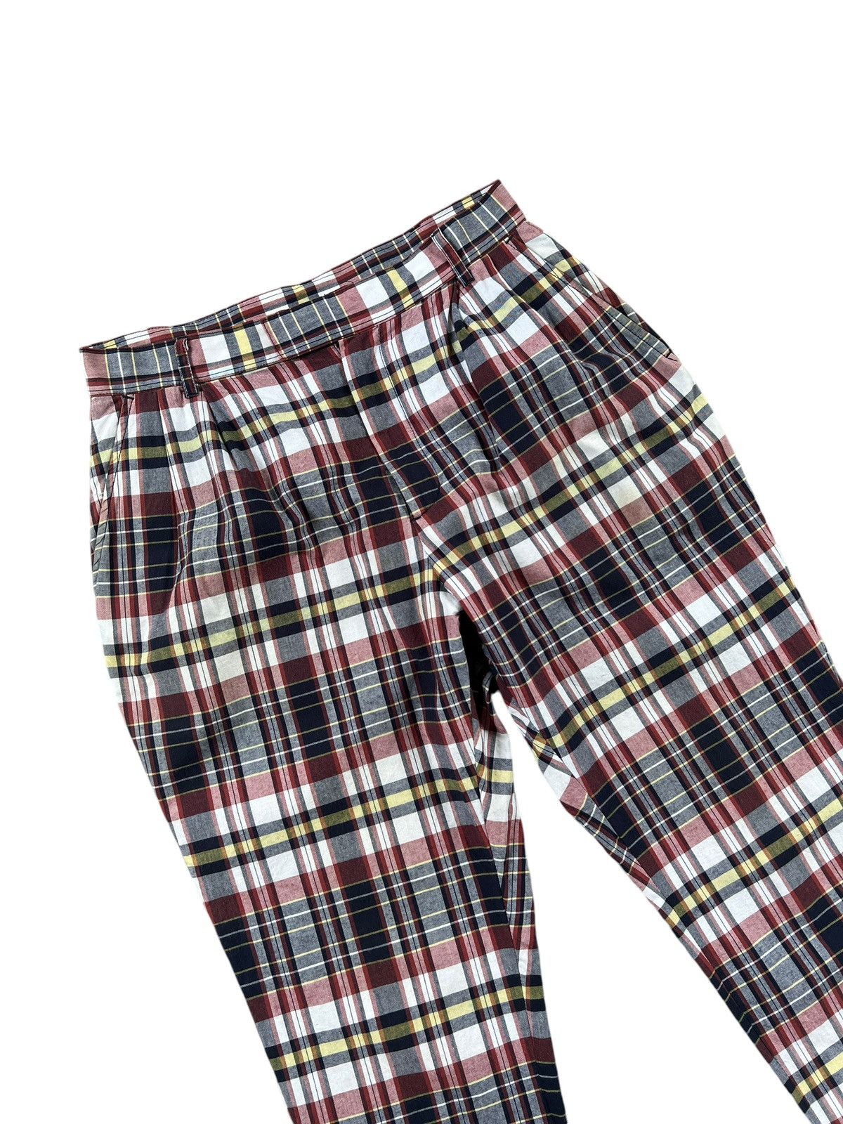Japanese Brand × PHENOMENON Phenomenon SS2011 Plaid Pants Size US 30 / EU 46 - 4 Thumbnail