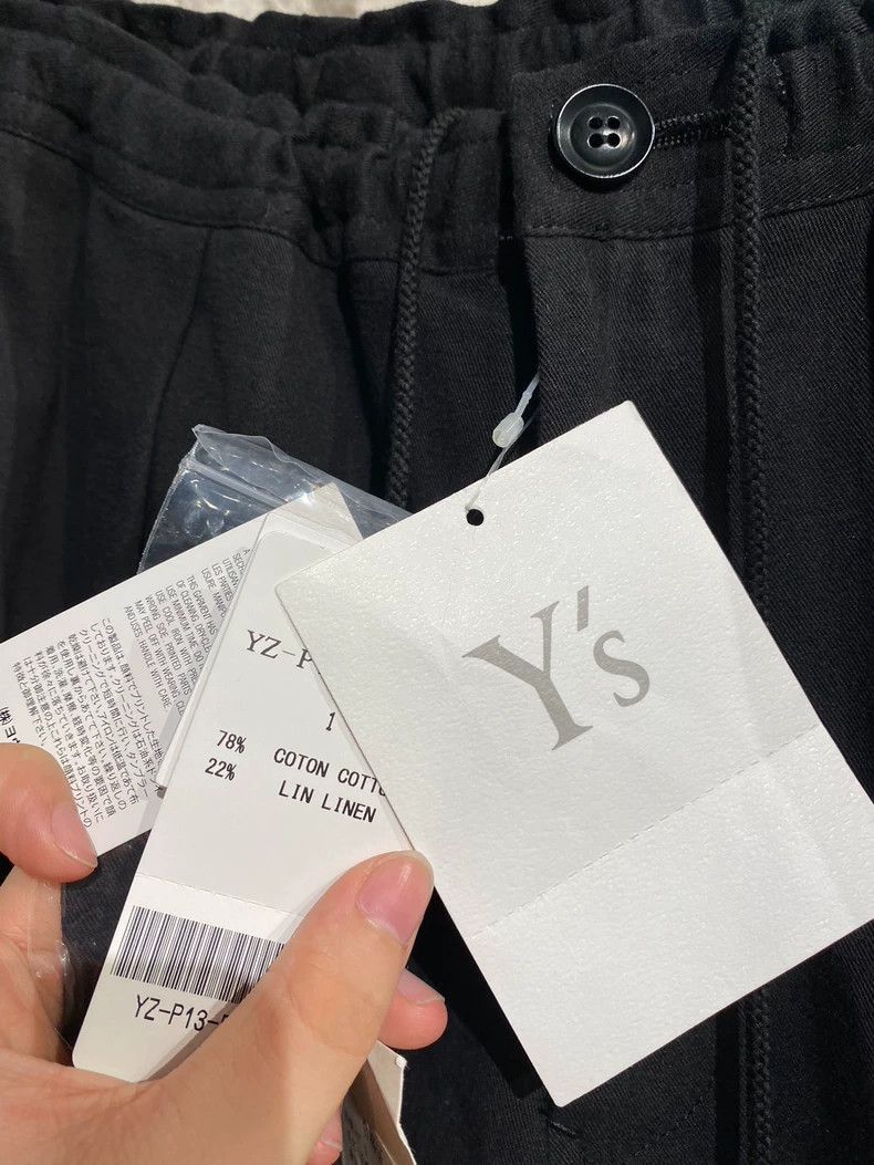 Yohji Yamamoto Yohji Yamamoto Y's printed black slacks-2505 Size US 30 / EU 46 - 8 Thumbnail