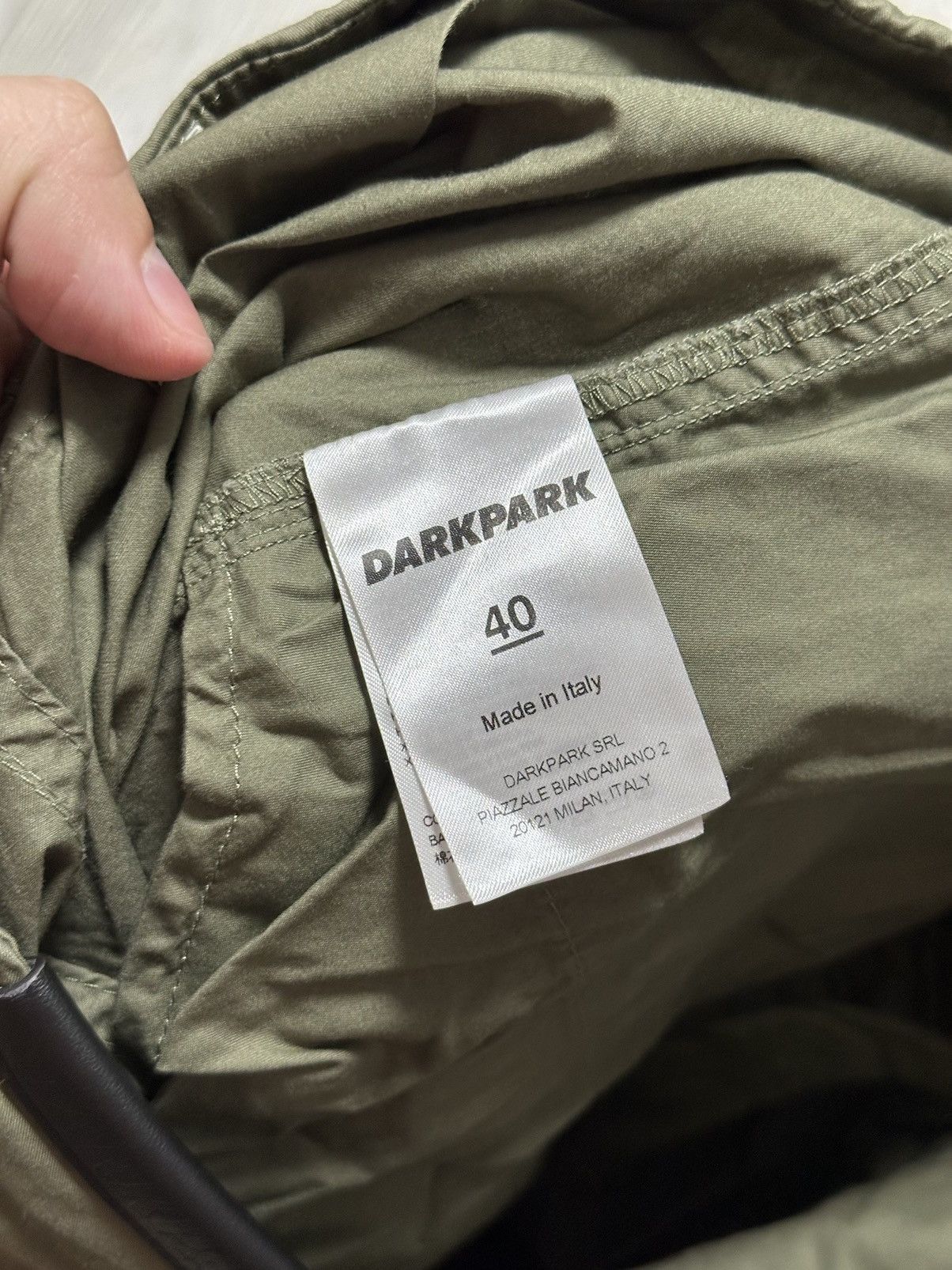 Designer DARKPARK Green Woman Baggy Pants Size 27" / US 4 / IT 40 - 8 Thumbnail