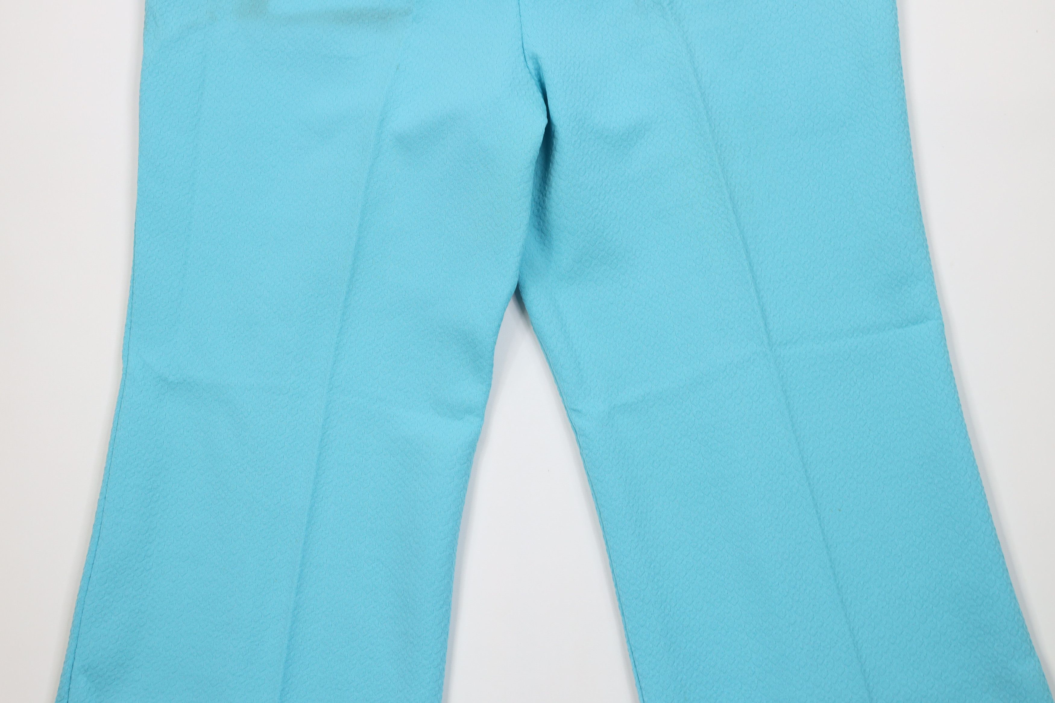 Vintage Vintage 70s Streetwear Bell Bottoms Pants Light Blue USA Size 34" / US 12 / IT 48 - 11 Thumbnail