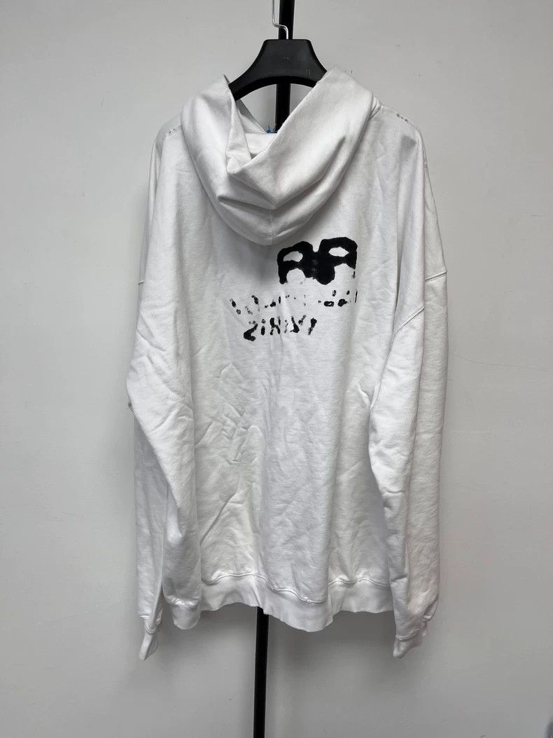 Balenciaga Balenciaga Graffiti hooded sweatshirt Size US S / EU 44-46 / 1 - 2 Thumbnail