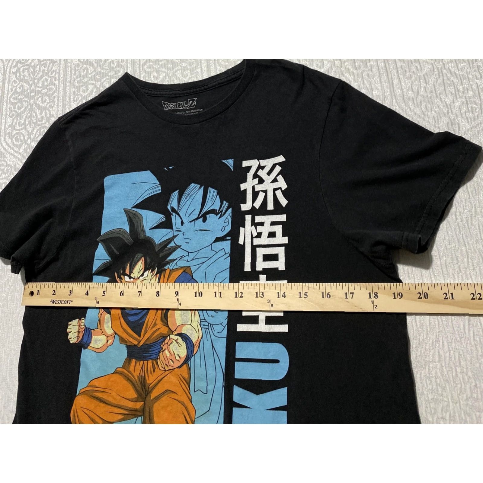 Vintage Dragon Ball Z Goku Shirt Mens Medium Black Anime Graphic Tee Size US M / EU 48-50 / 2 - 4 Thumbnail