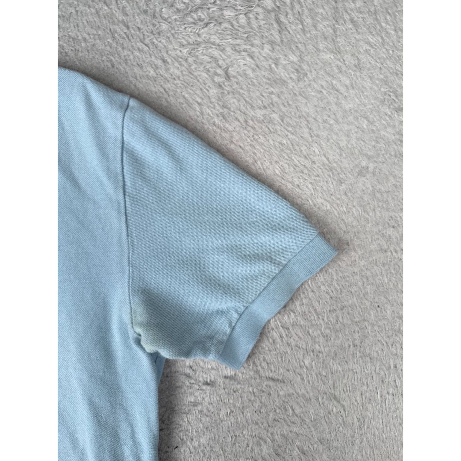 Ralph Lauren VINTAGE Ralph Lauren Polo Shirt Men Small Blue Cotton Short Sleeve Polo Shirt Slim Fit America Sports 90s Mens Size US S / EU 44-46 / 1 - 2 Thumbnail