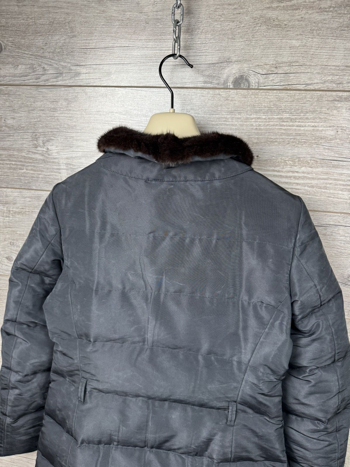 Prada Prada Luxury Puffer down jacket with mink collar Size M / US 6-8 / IT 42-44 - 12 Thumbnail