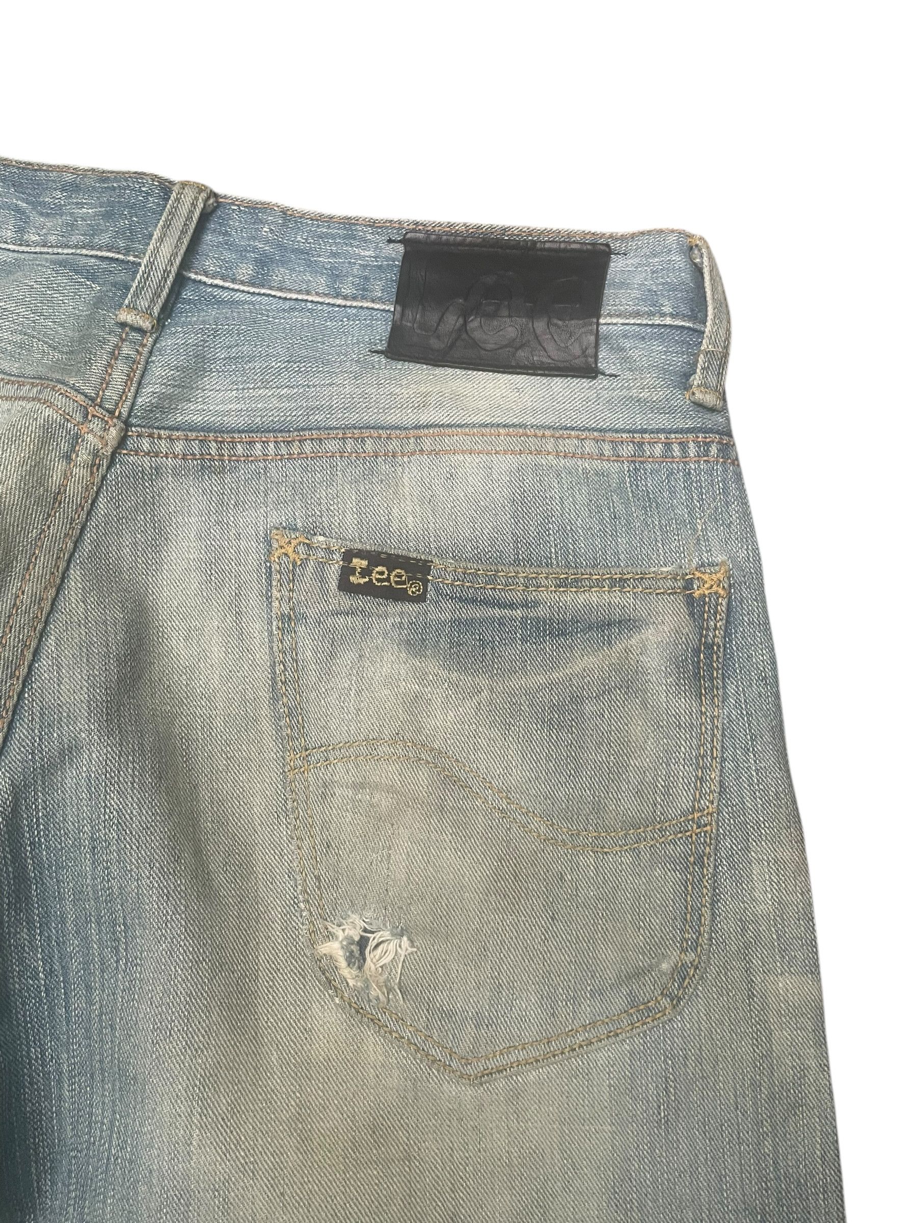 Lee Vintage Lee 101 Faded Distresed Patched Size US 32 / EU 48 - 7 Thumbnail