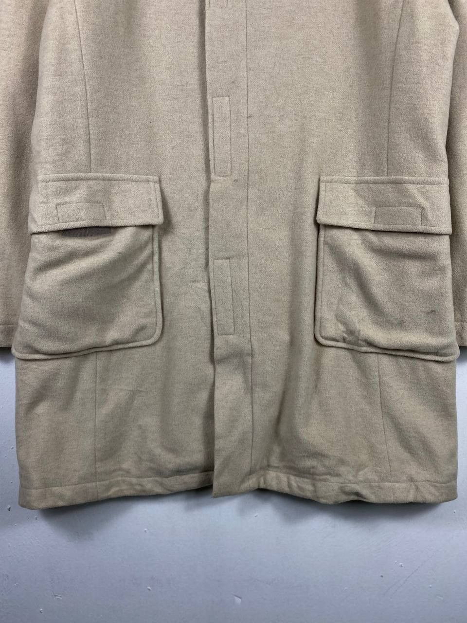 Yohji Yamamoto ined by yohji yamamoto long wool jacket Size US L / EU 52-54 / 3 - 3 Thumbnail