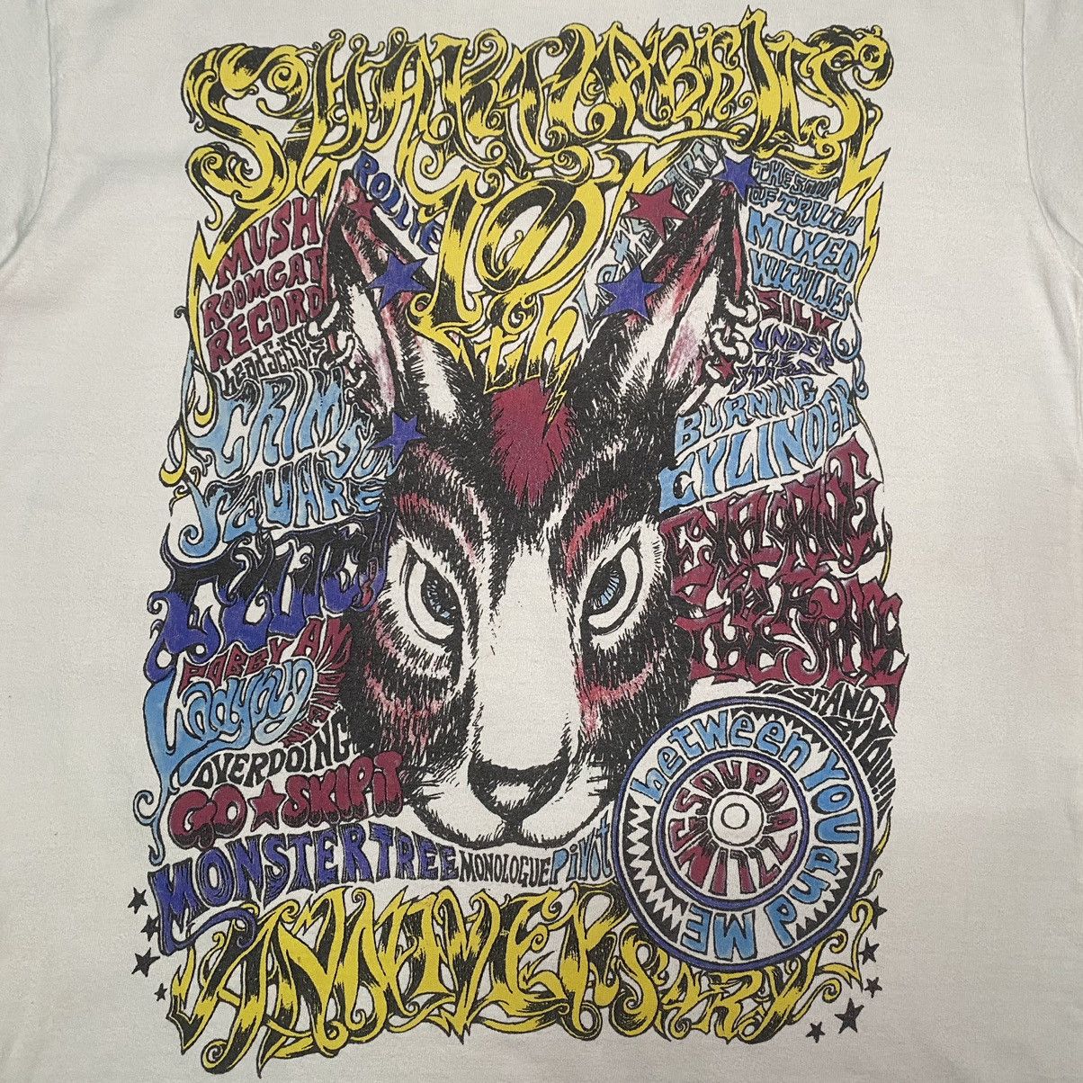 Band Tees × Japanese Brand RNA x Shakalabbits Japanese Band T Shirt Psychedelic Size US XS / EU 42 / 0 - 4 Thumbnail