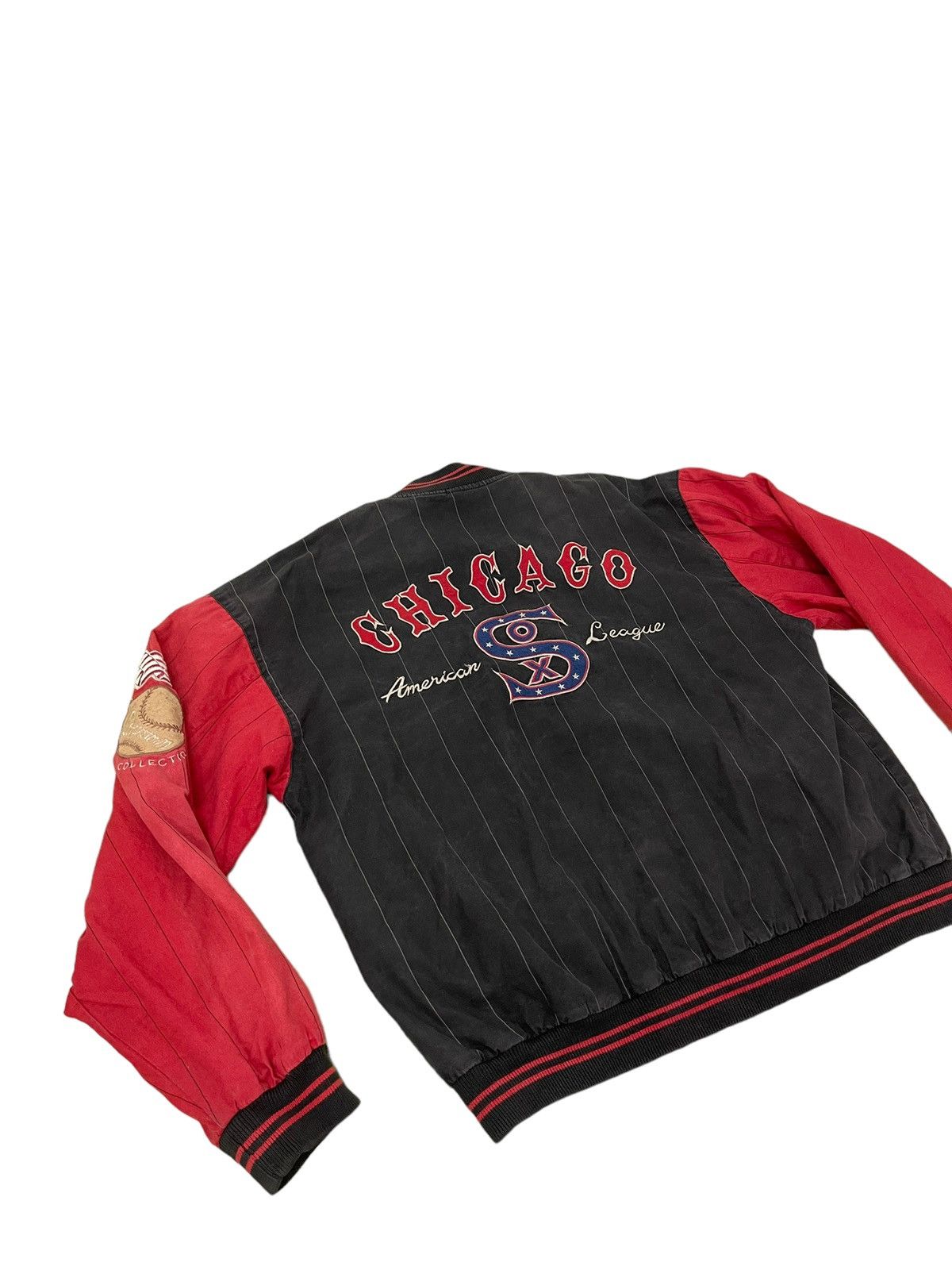 Sports Specialties Reversible Vtg 90s Chicago White Sox MLB Varsity Jacket 5🟩6 Size US L / EU 52-54 / 3 - 2 Thumbnail