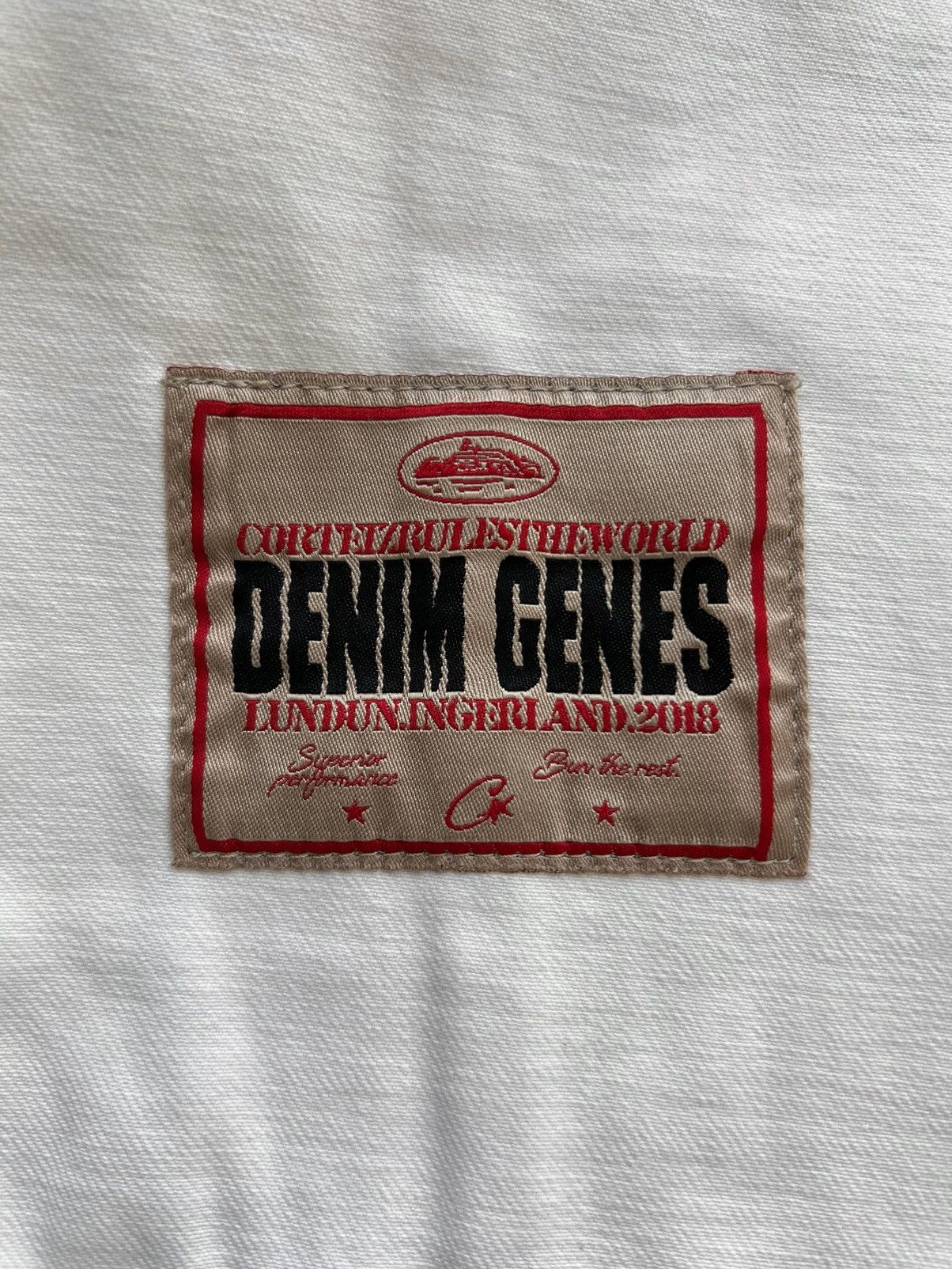 Corteiz Corteiz C-Star White Denim Jacket Medium Size US M / EU 48-50 / 2 - 13 Thumbnail
