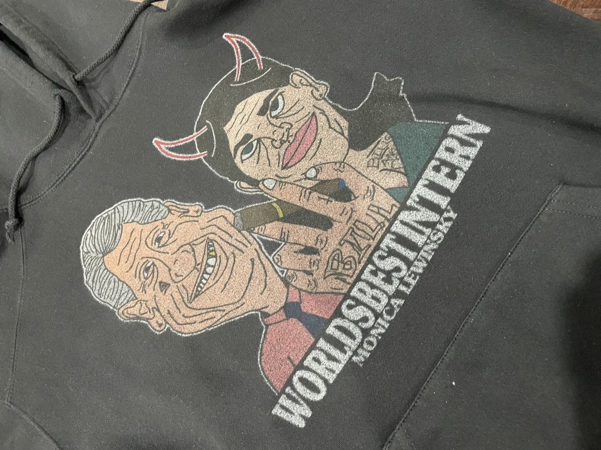 Nike × Vintage Bill Clinton X Monica Lewinsky “Best Intern” Hoodie Size US L / EU 52-54 / 3 - 2 Thumbnail