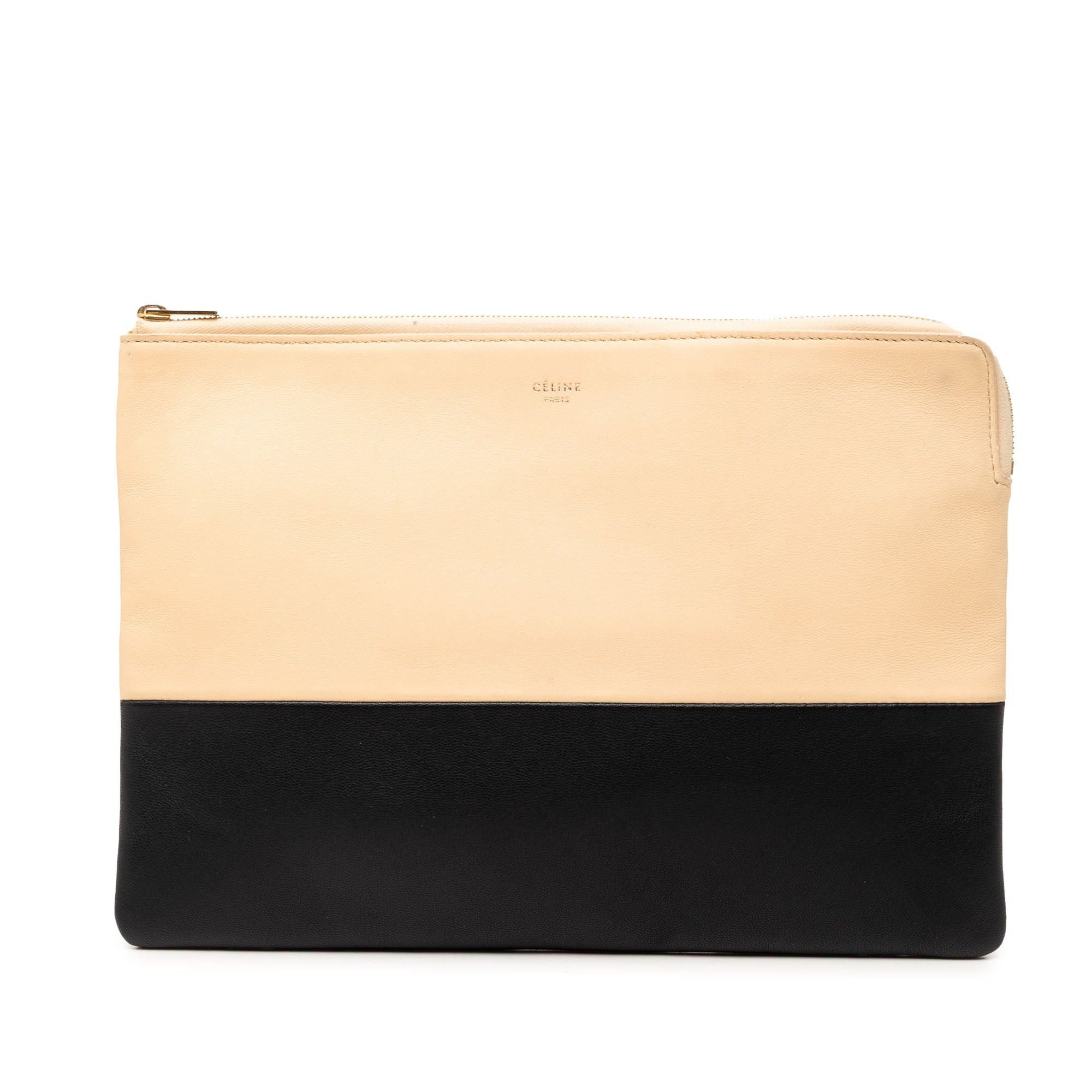 Celine Bicolor Leather Solo Clutch Size ONE SIZE - 1 Thumbnail