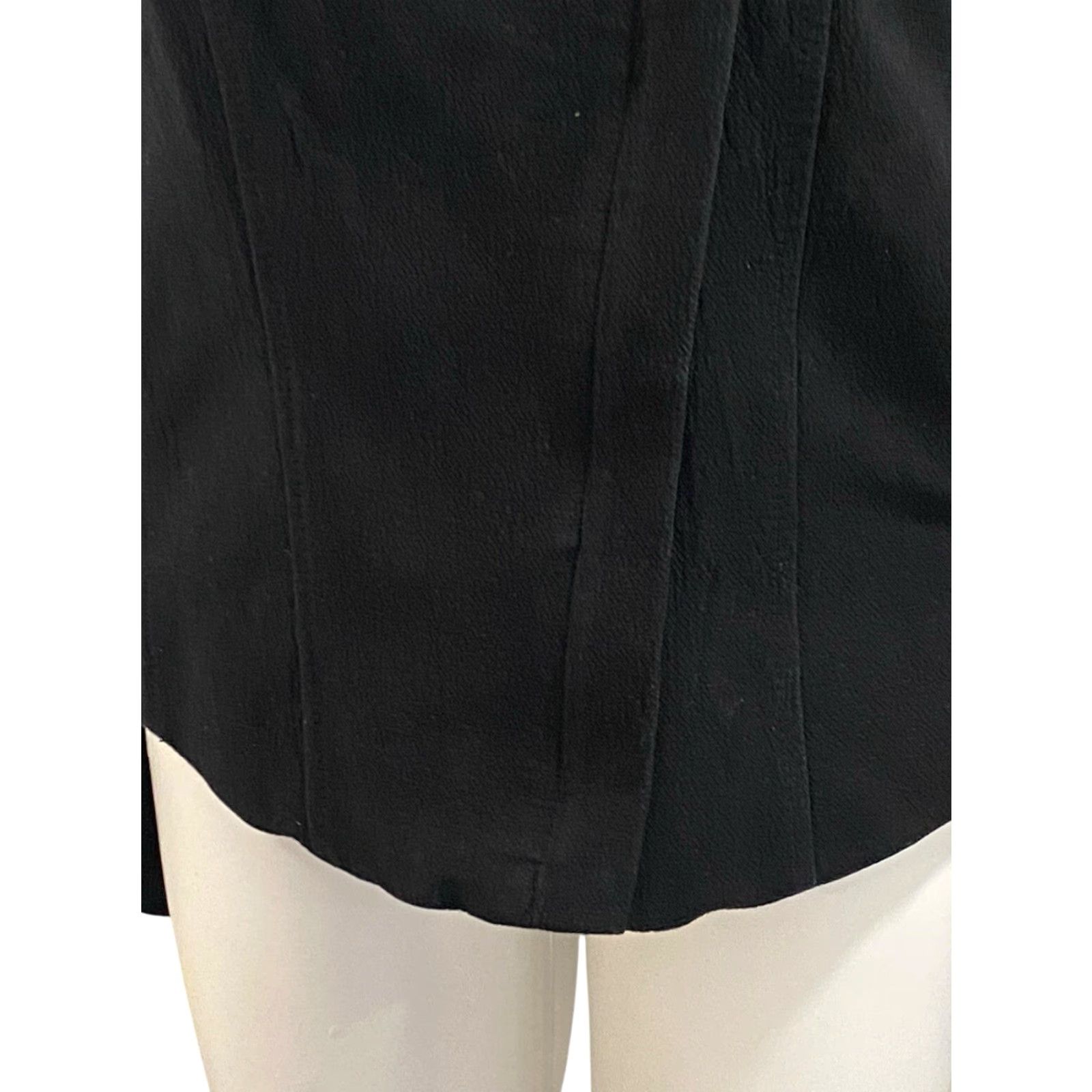 Vintage Blank NYC Womens Moto Style Jacket Black Zipper Cotton Blend Asymmetrical XXL Size XXL / US 16-18 / IT 52-54 - 7 Thumbnail