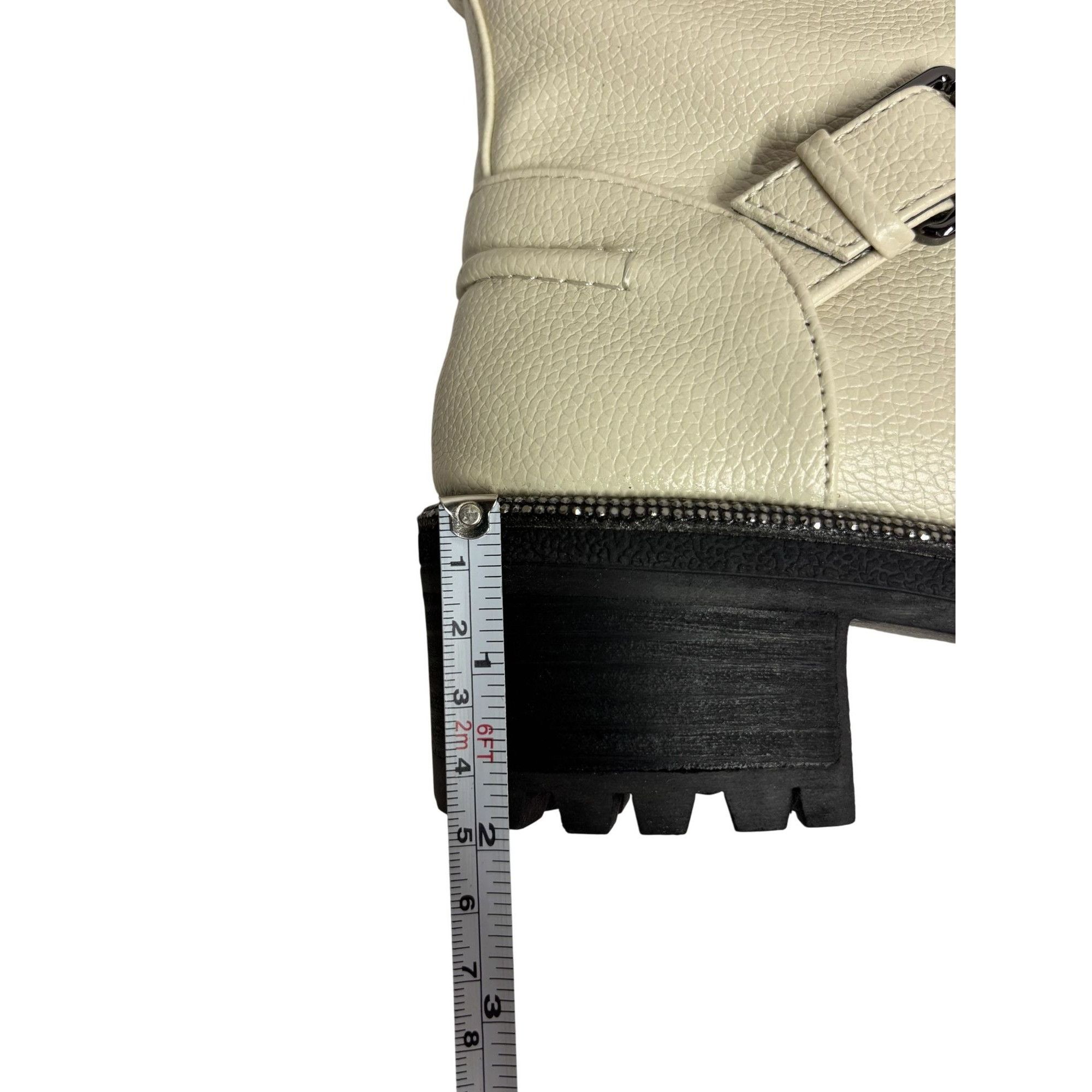 Kenneth Cole KENNETH COLE / Tate Briker Jewel / Lug Sole / Booties / Bone Size US 5.5 / IT 35.5 - 6 Thumbnail