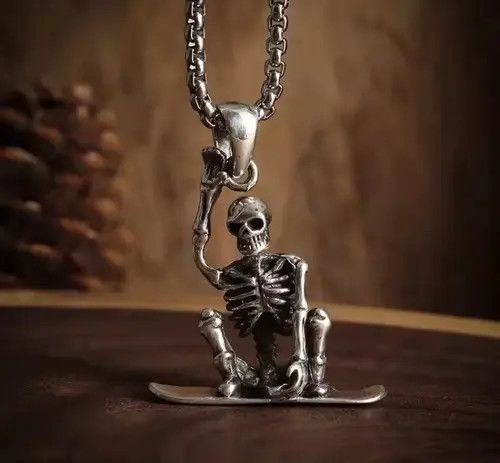 Jewelry Akasaka x Ayase Skeleton Skate Necklace Size ONE SIZE - 3 Thumbnail