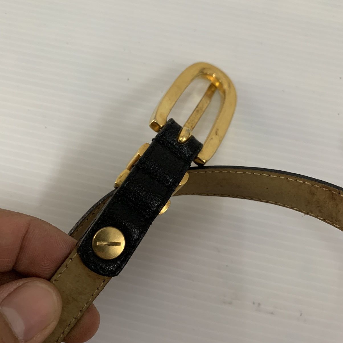 Christian Dior Monsieur CHRISTIAN DIOR Leather Belts Size ONE SIZE - 7 Thumbnail