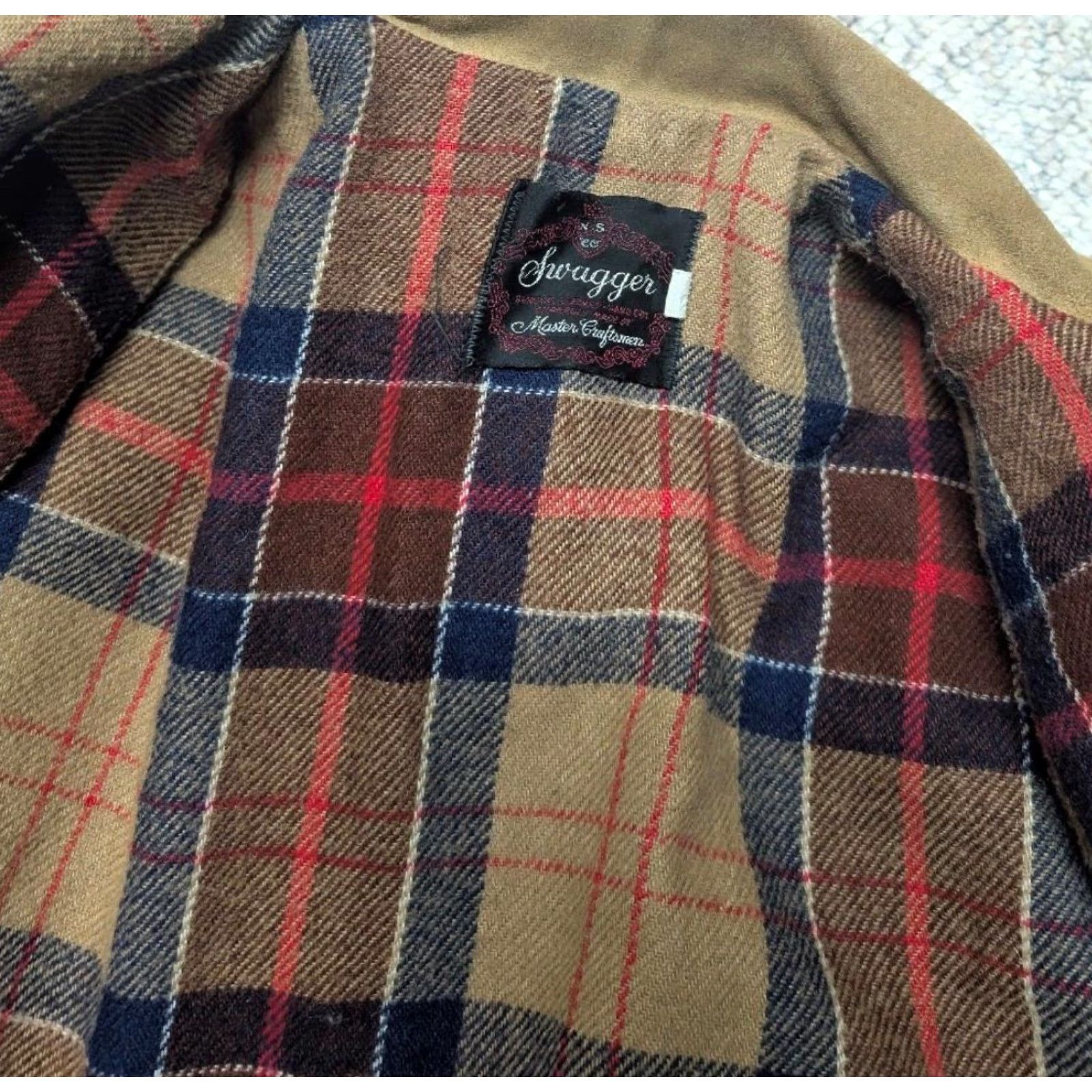 Vintage VINTAGE Swagger Trucker Jacket Shirt Mens M Split-Suede Cowhide Leather Western Brown 40-42 1970s Size US M / EU 48-50 / 2 - 3 Thumbnail