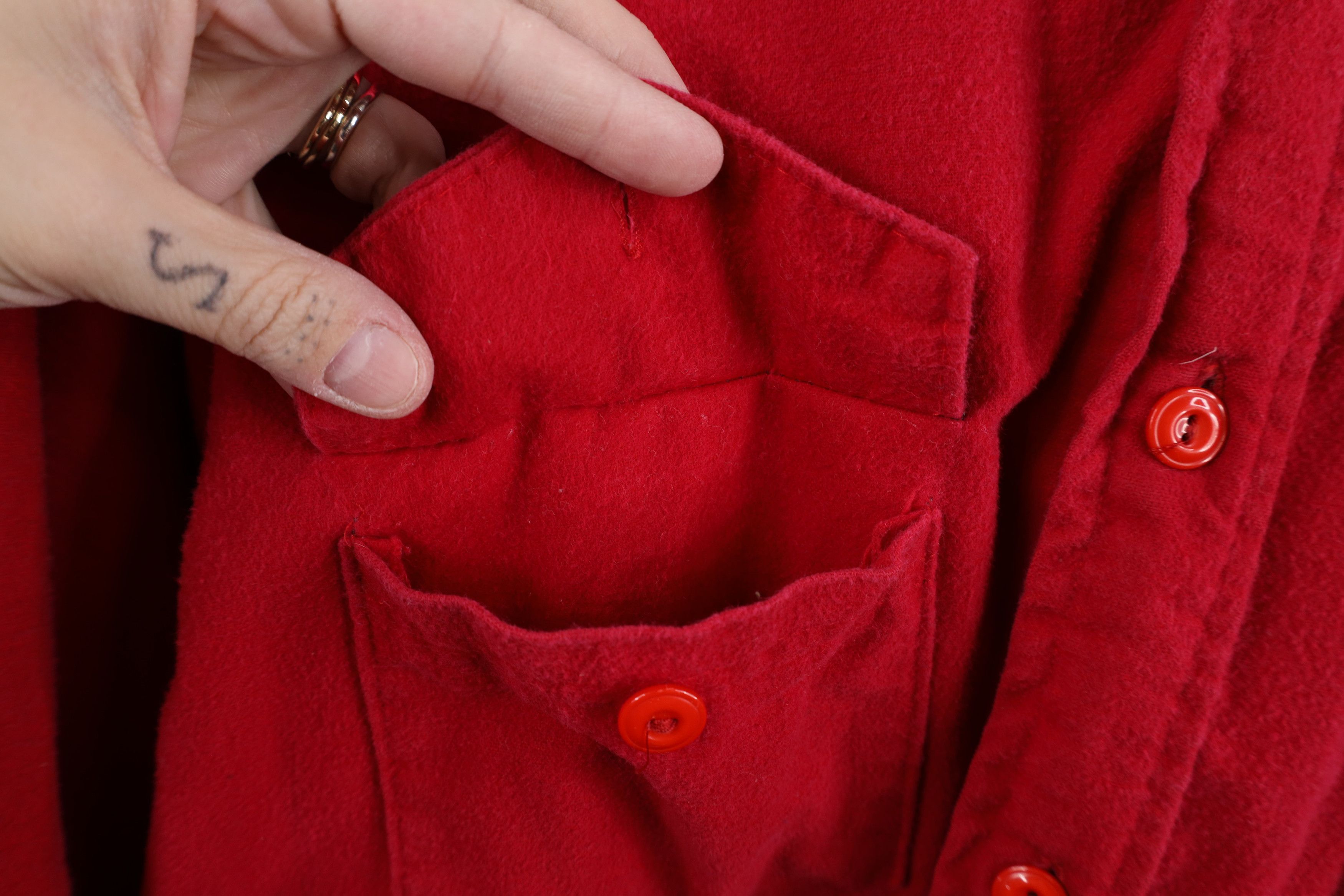 Vintage Vintage 70s Streetwear Chamois Cloth Shirt Jacket USA Size US XL / EU 56 / 4 - 8 Thumbnail