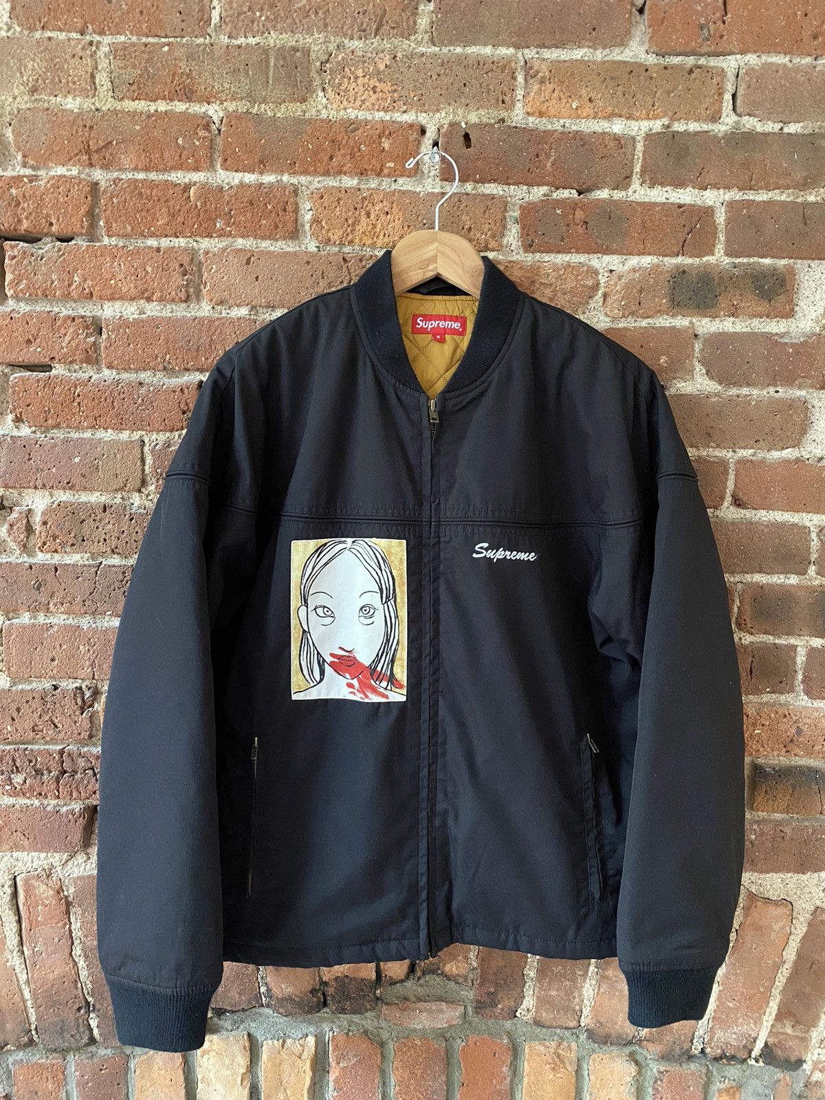 Supreme Supreme Rita Ackermann Mug Shot Crew Jacket | Grailed