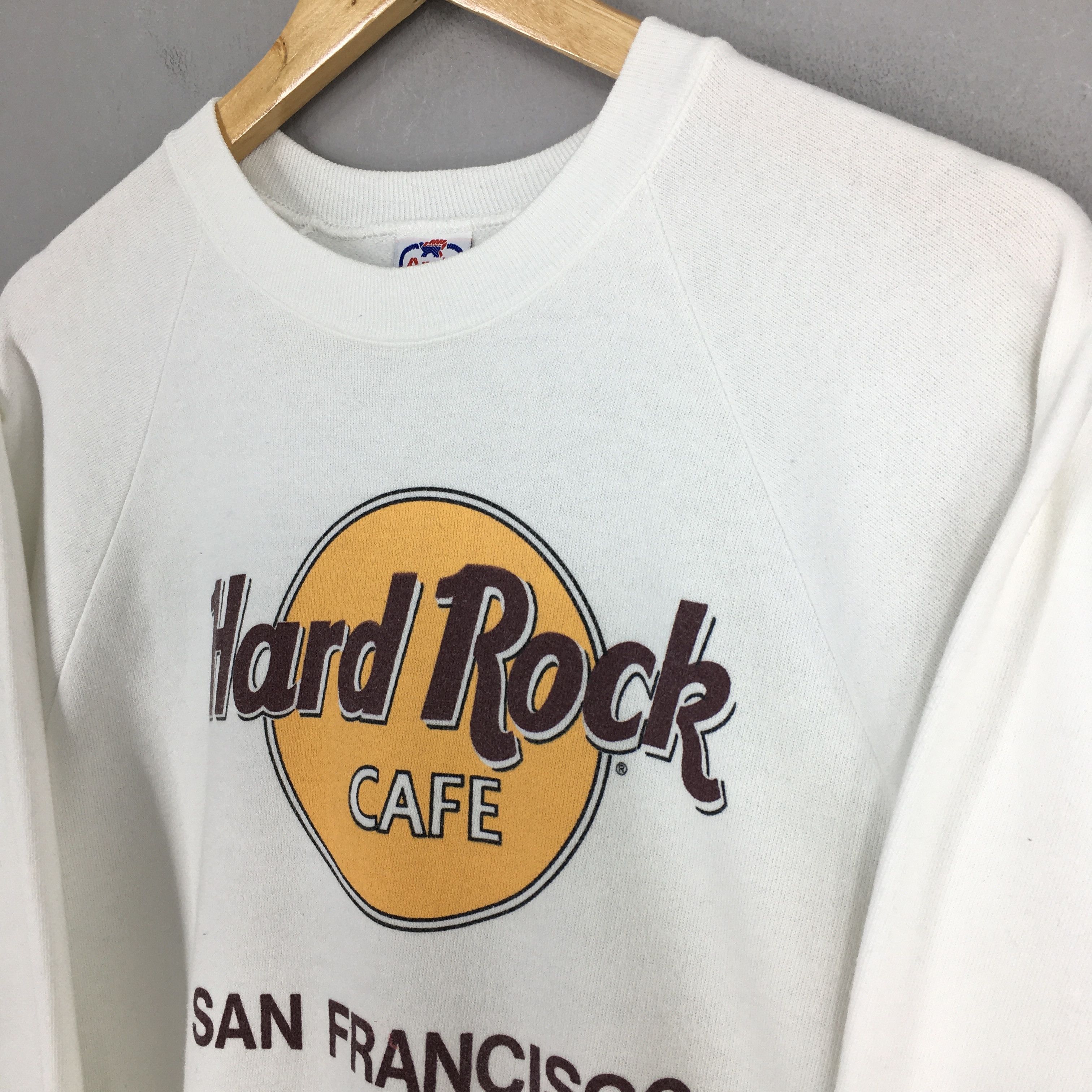 Anvil Vintage 90s Hard Rock Cafe San Francisco Sweatshirt Medium Size US M / EU 48-50 / 2 - 3 Thumbnail