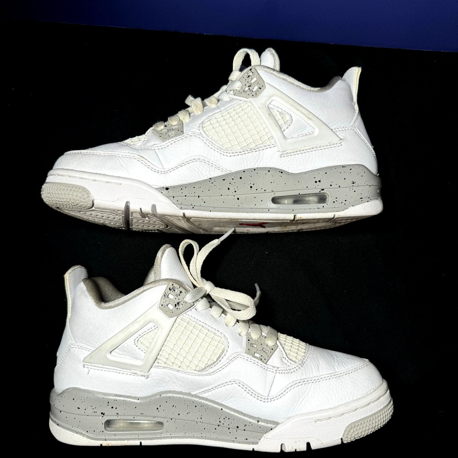 Jordan Brand × Nike Size 7 - Nike Air Jordan 4 Retro GS White Oreo Men's Shoes Size US 7 / EU 40 - 3 Thumbnail