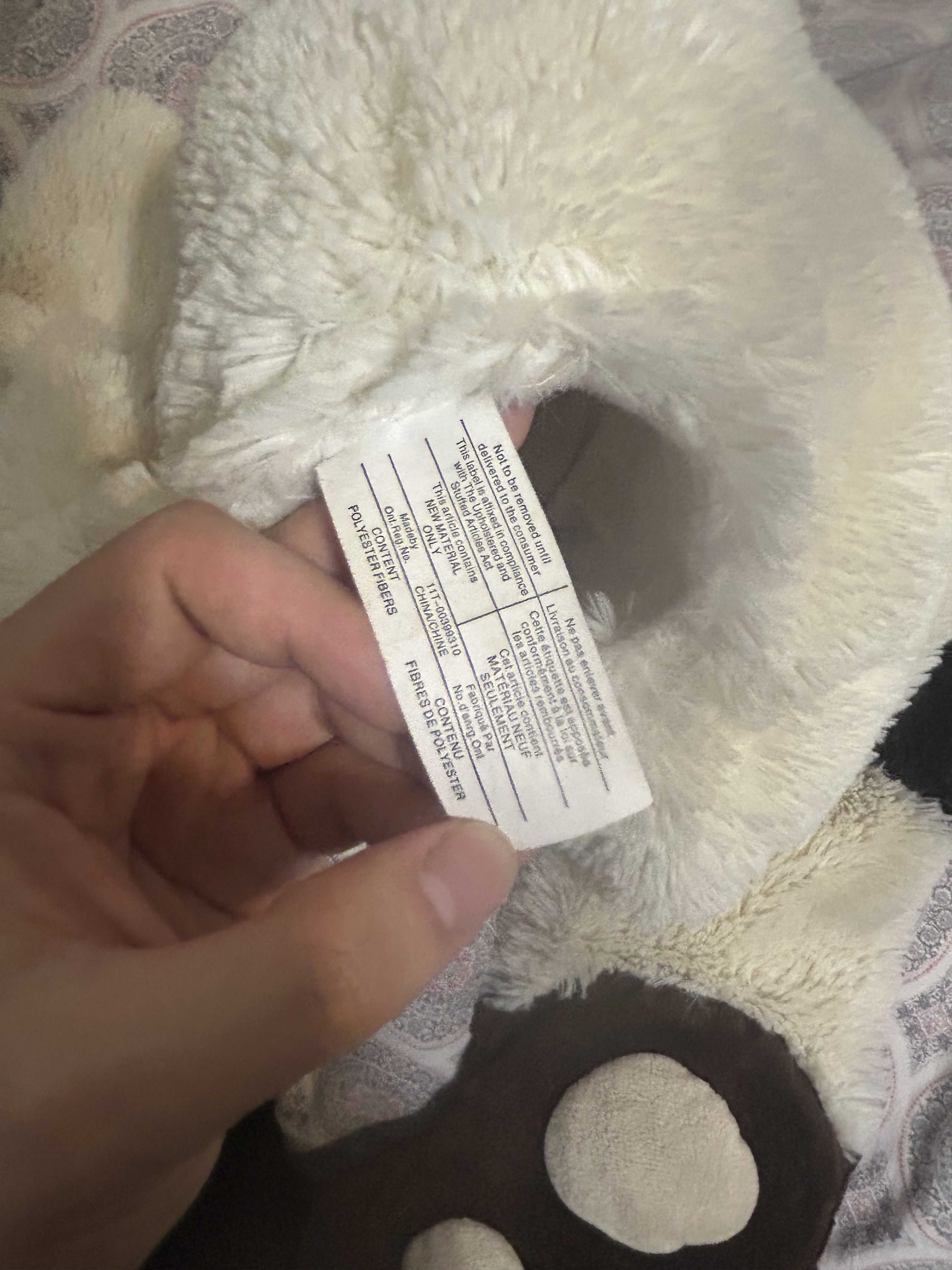 Other Panda Hat with connected paw hands Size ONE SIZE - 5 Thumbnail