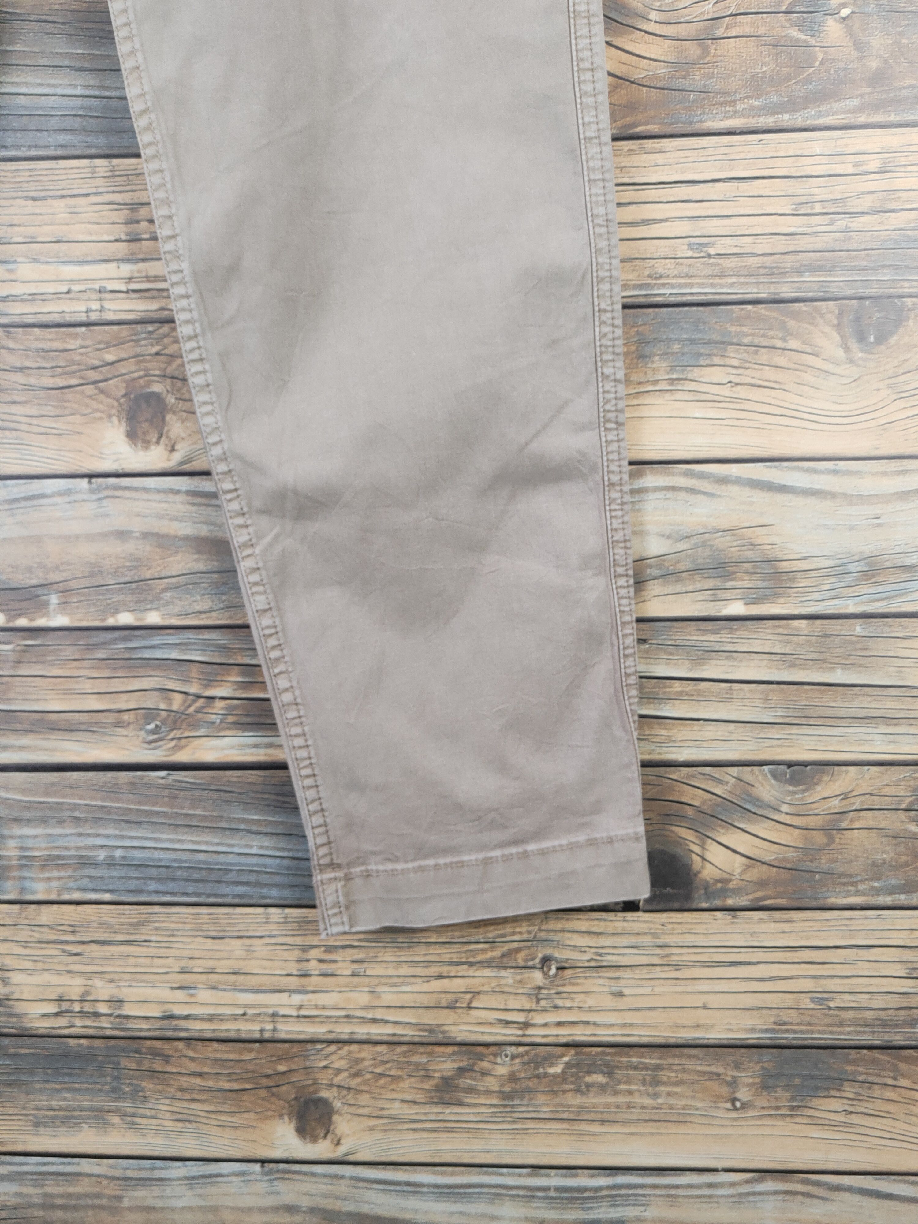 Japanese Brand DL Uniqlo Beige Multipocket Cargo Pants #46-244T Size US 33 - 6 Thumbnail