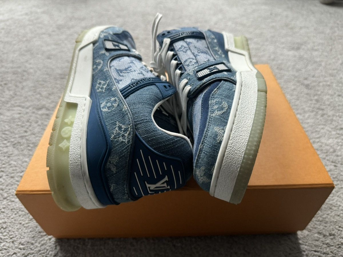 Louis Vuitton Louis Vuitton denim monogram trainers Size US 8 / EU 41 - 3 Thumbnail