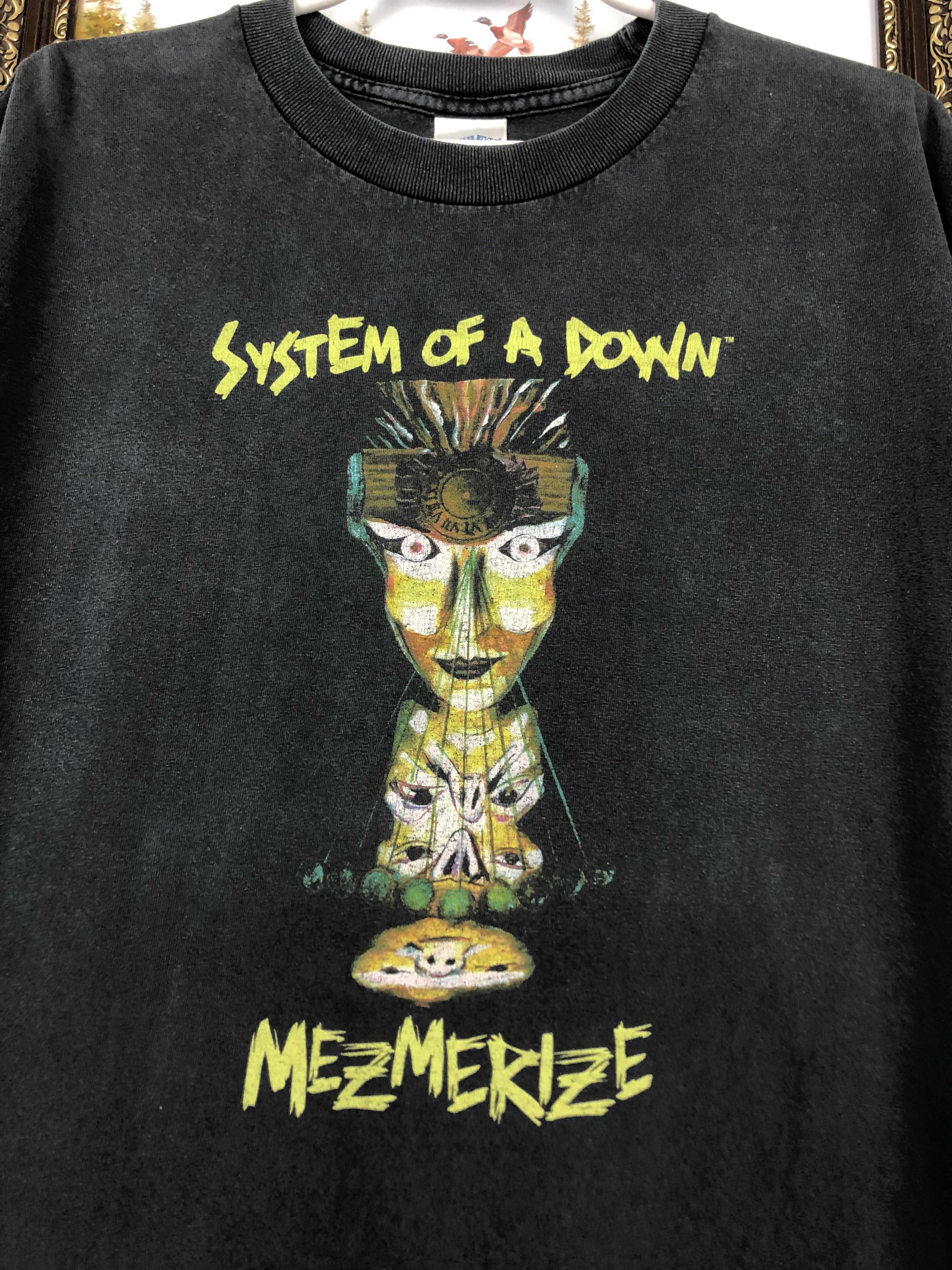 Band Tees × Vintage Vintage SOAD System Of A Down Band Shirt Mezmerize Tee Size US XL / EU 56 / 4 - 3 Thumbnail