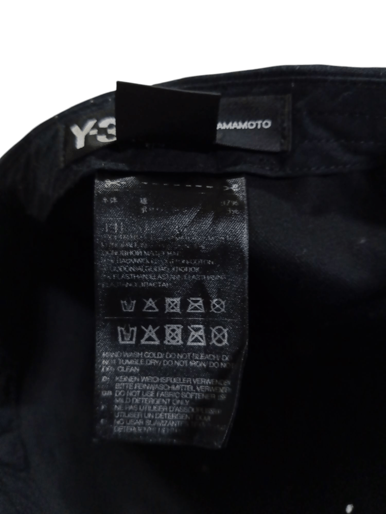 Adidas × Y-3 × Yohji Yamamoto Y-3 Adidas Yohji Yamamoto Full Black Baseball Cap Size ONE SIZE - 7 Thumbnail