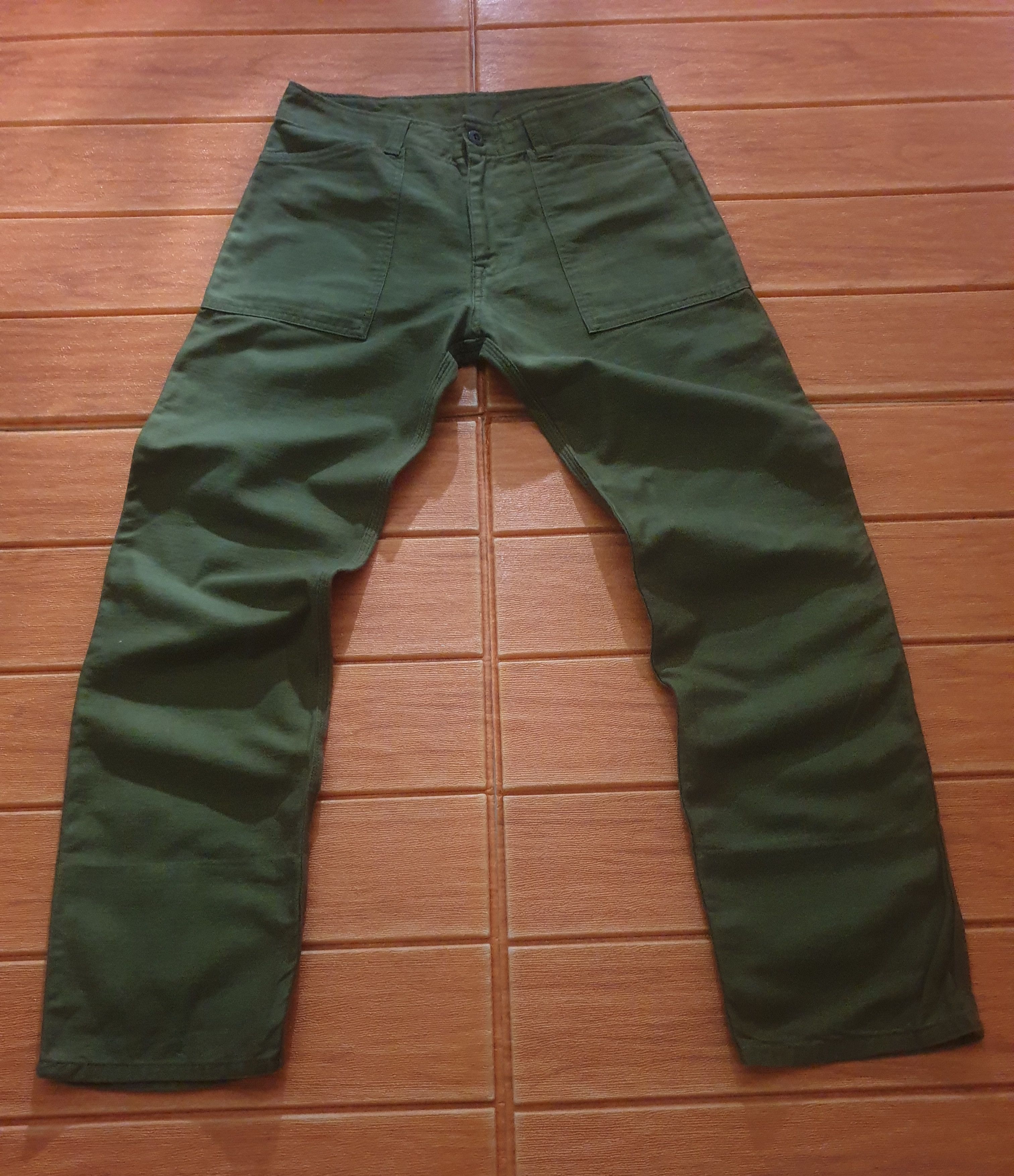Japanese Brand 💥Journal standard green military Baker pant Size US 30 / EU 46 - 4 Thumbnail