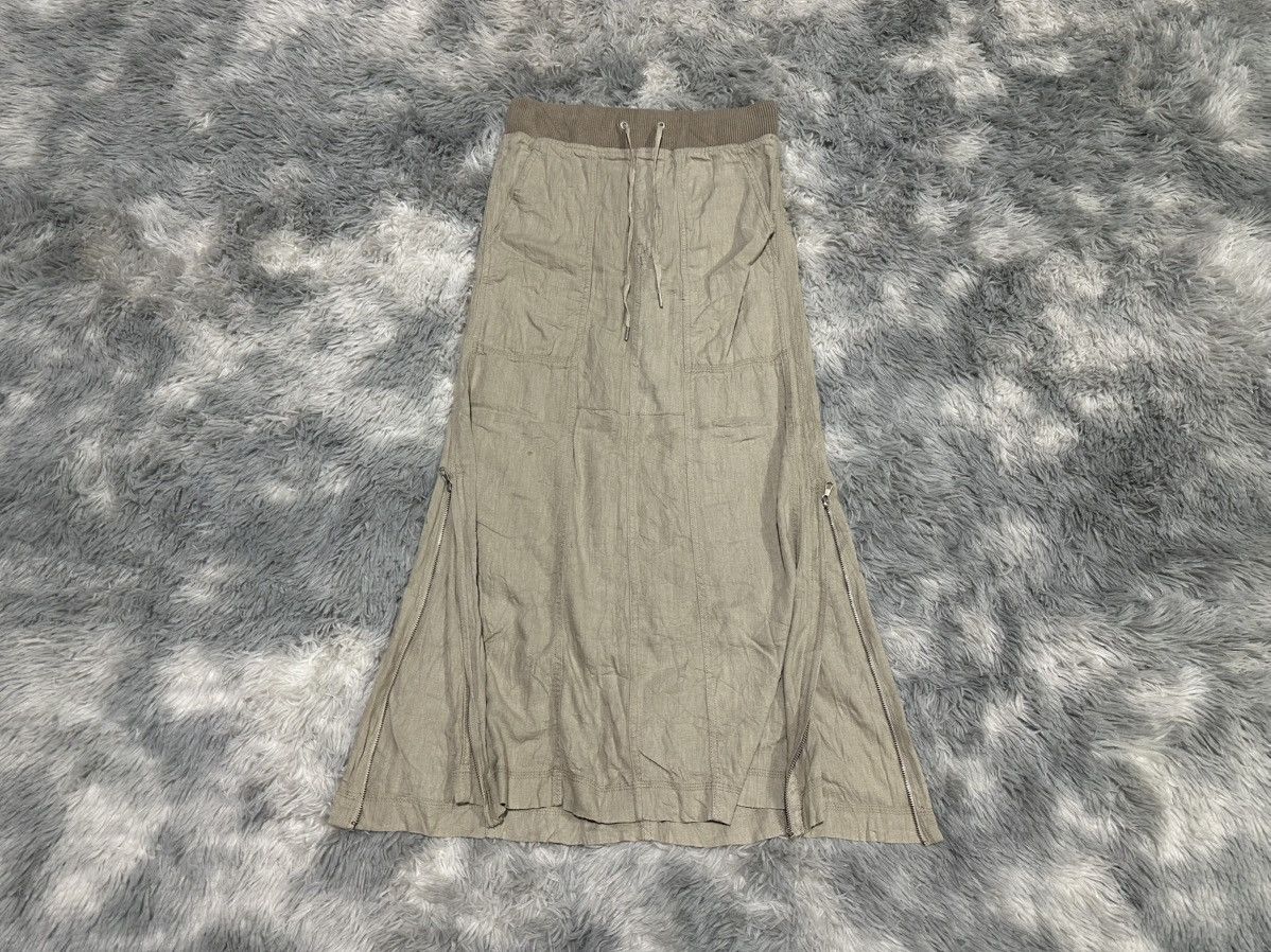 GOA 🔥Y2K Archived G.O.A Rayon Cargo Skirt Multi Zipper Size 28" / US 6 / IT 42 - 1 Thumbnail