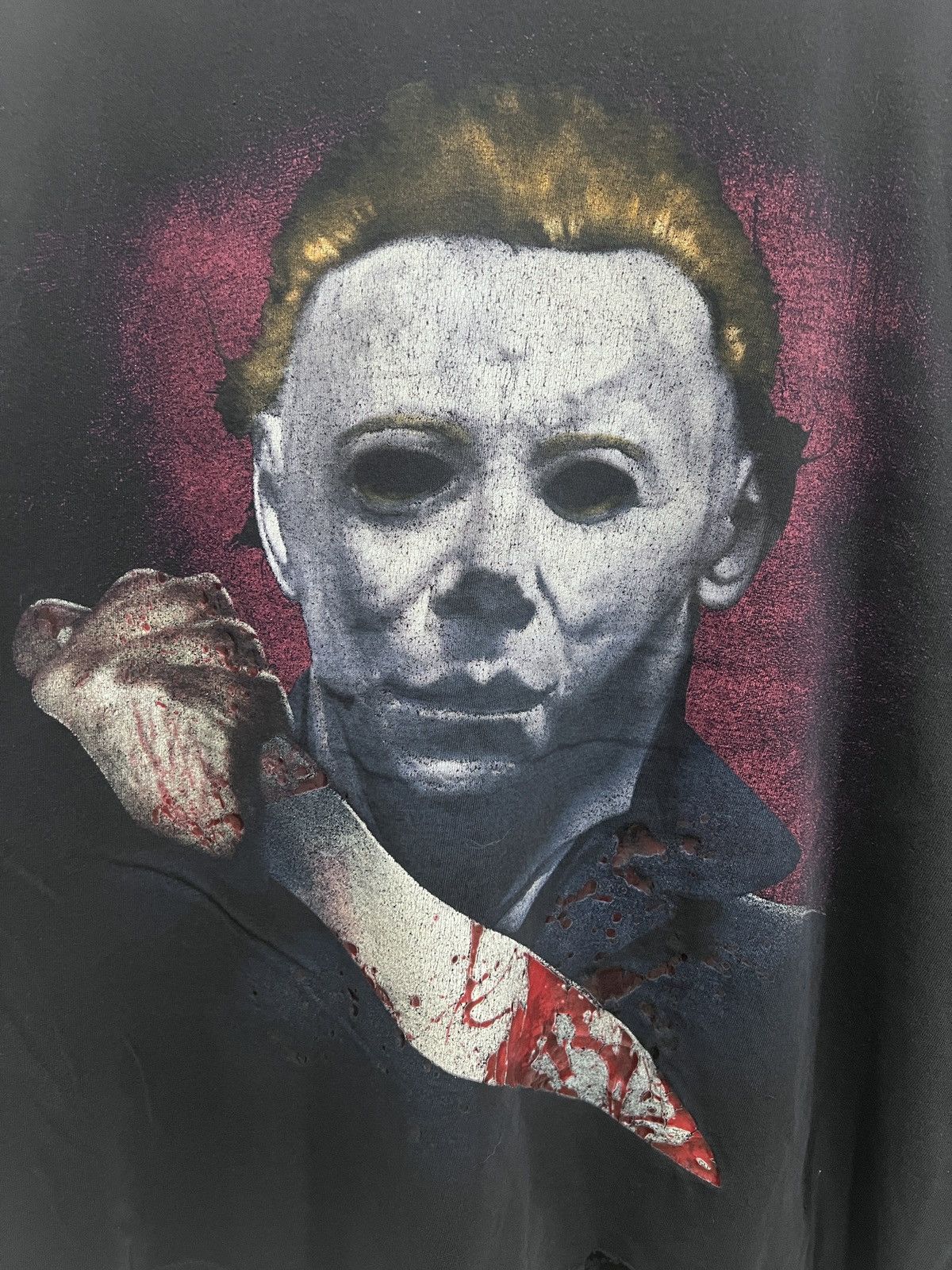 Expert Horror Halloween Michael Myers Movie Tee 2XL Oversized Thrashed Size US XXL / EU 58 / 5 - 2 Thumbnail