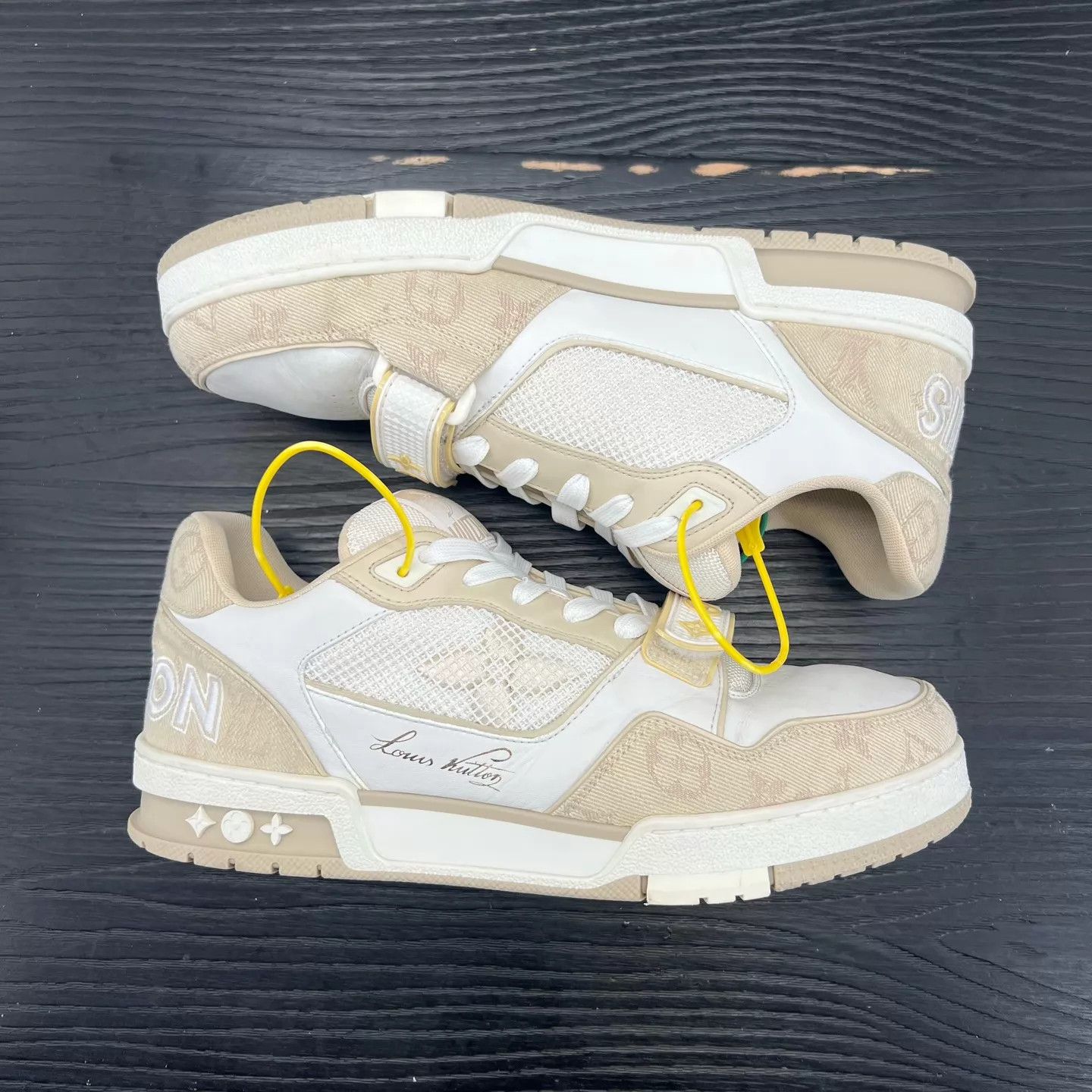 Louis Vuitton LV Khaki Velcro Trainer US 7.5 / EU 41.5 Size US 8.5 / EU 41-42 - 6 Thumbnail